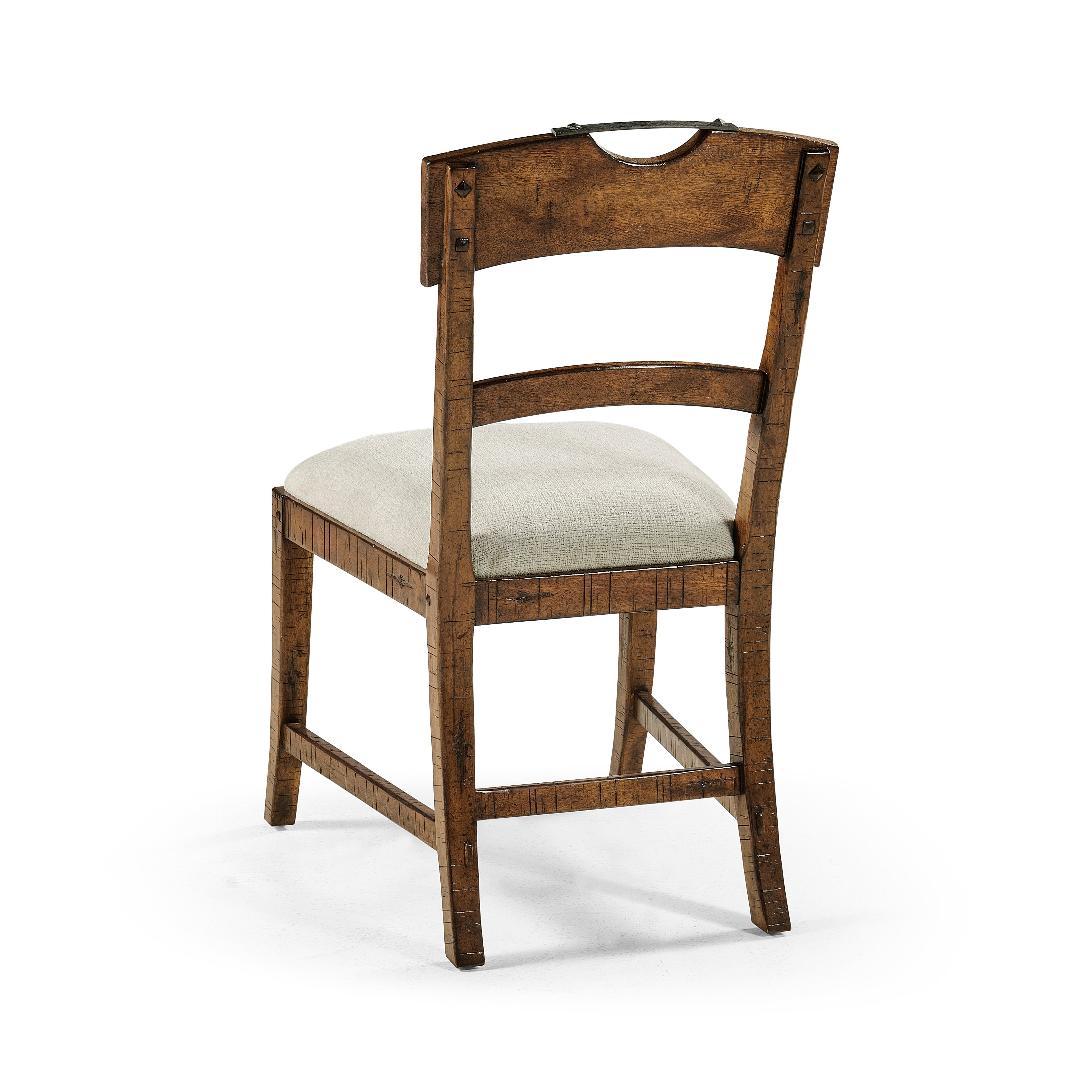 Casual Planked Dining Side Chair
