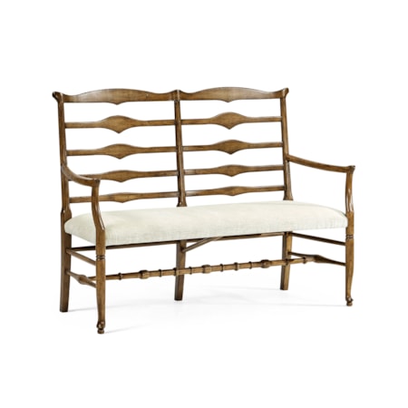 Casual Ladder Back Bench