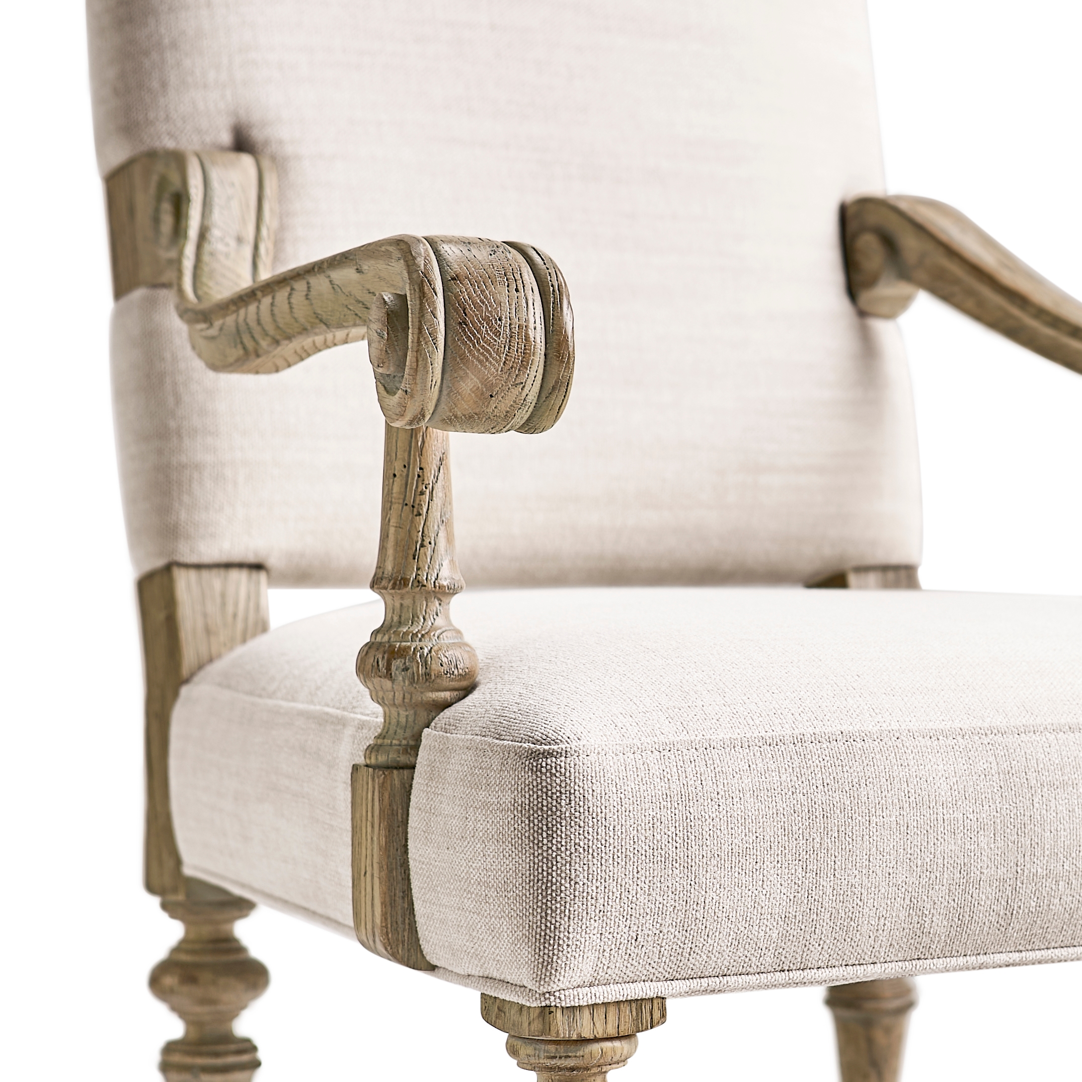 Jonathan Charles Sagehill Upholstered Arm Chair