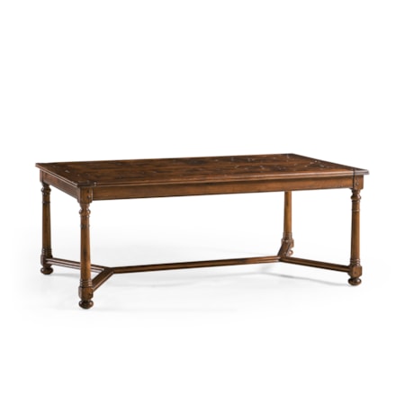 Walnut Parquet Oyster Coffee Table