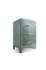 Jonathan Charles Water Suberin Cork Bow Front Chest