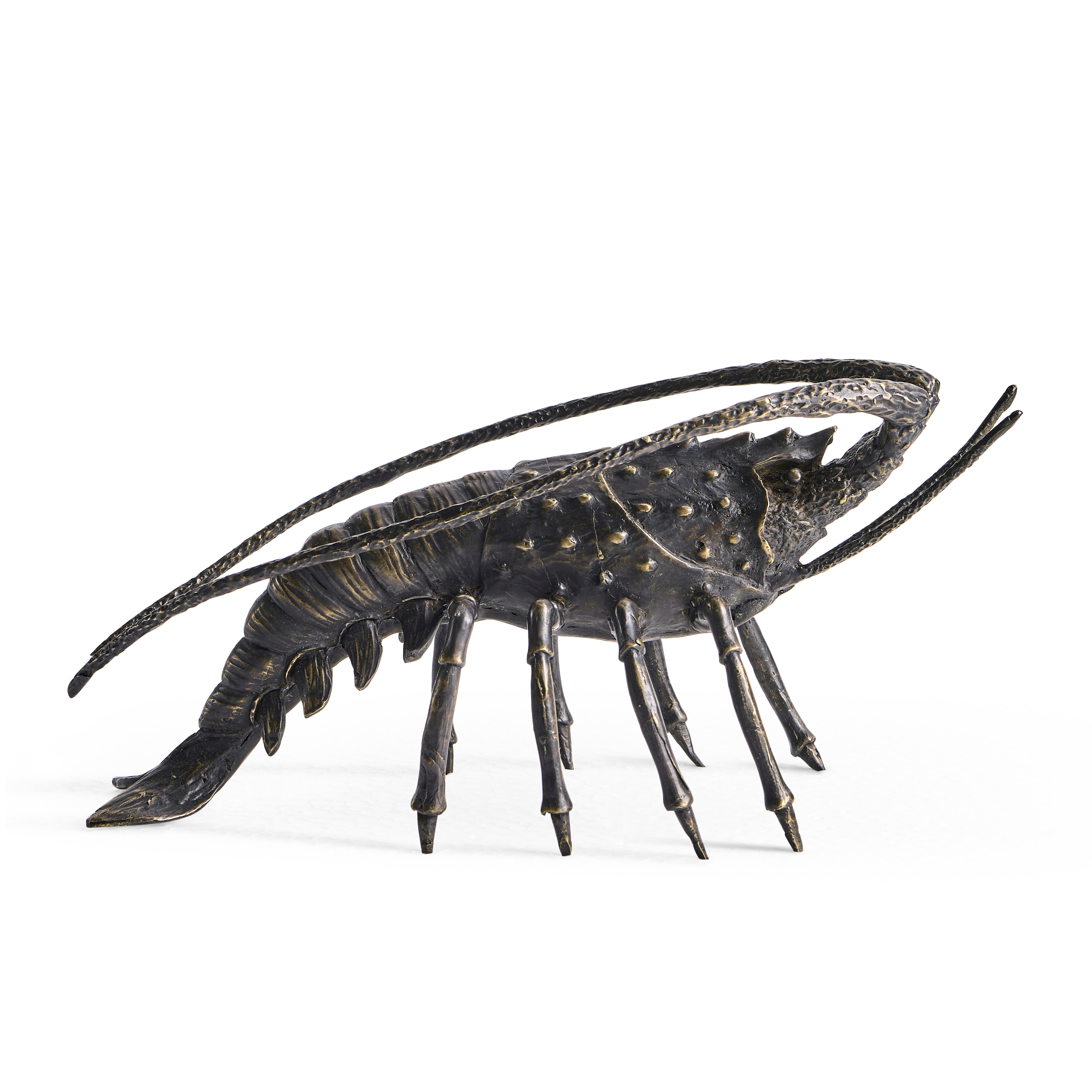 Jonathan Charles JC Traditional Antique Dark Bronze Langoustine