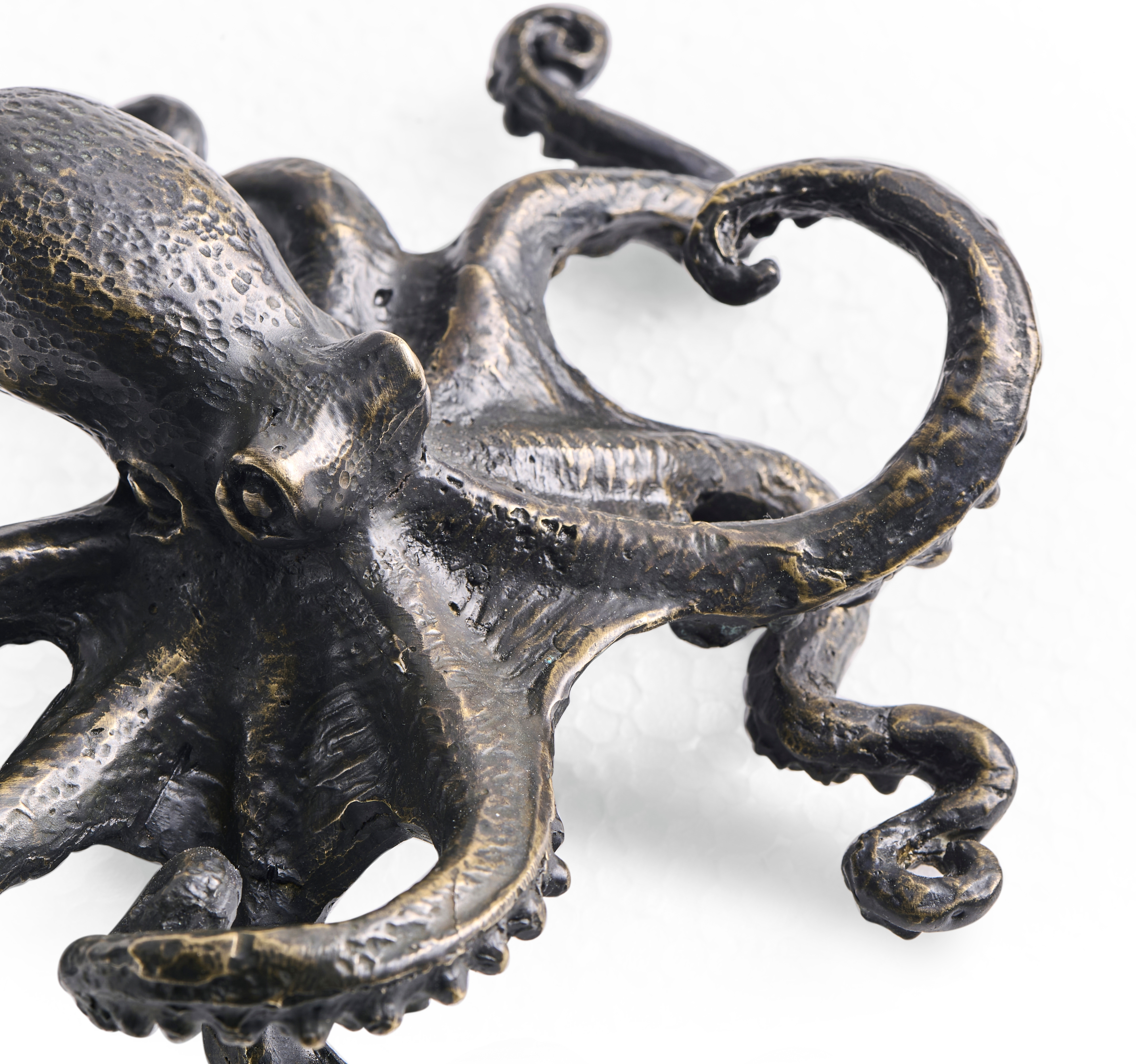 Antique Dark Bronze Octopus