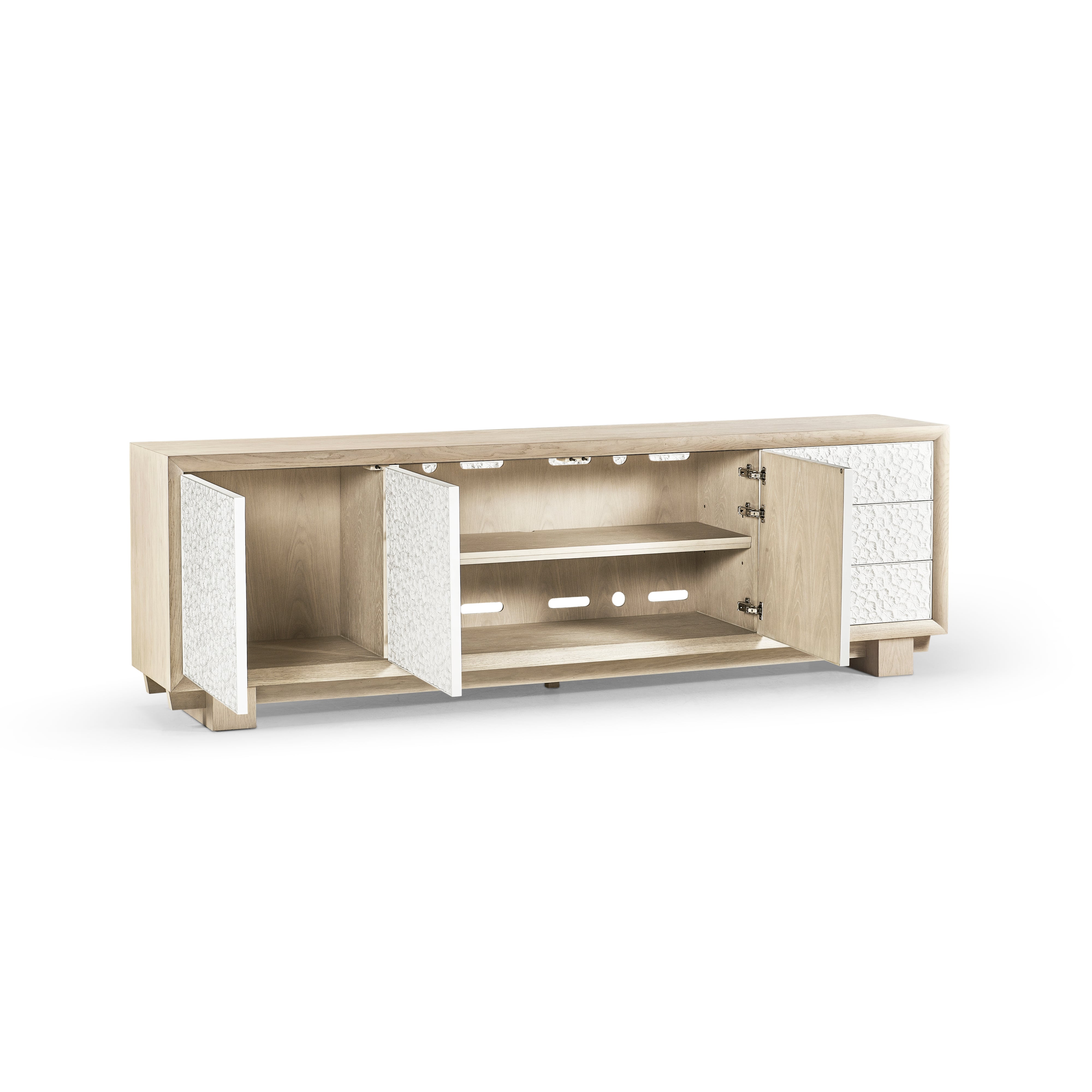 Pelagic Cast Metal Entertainment Console