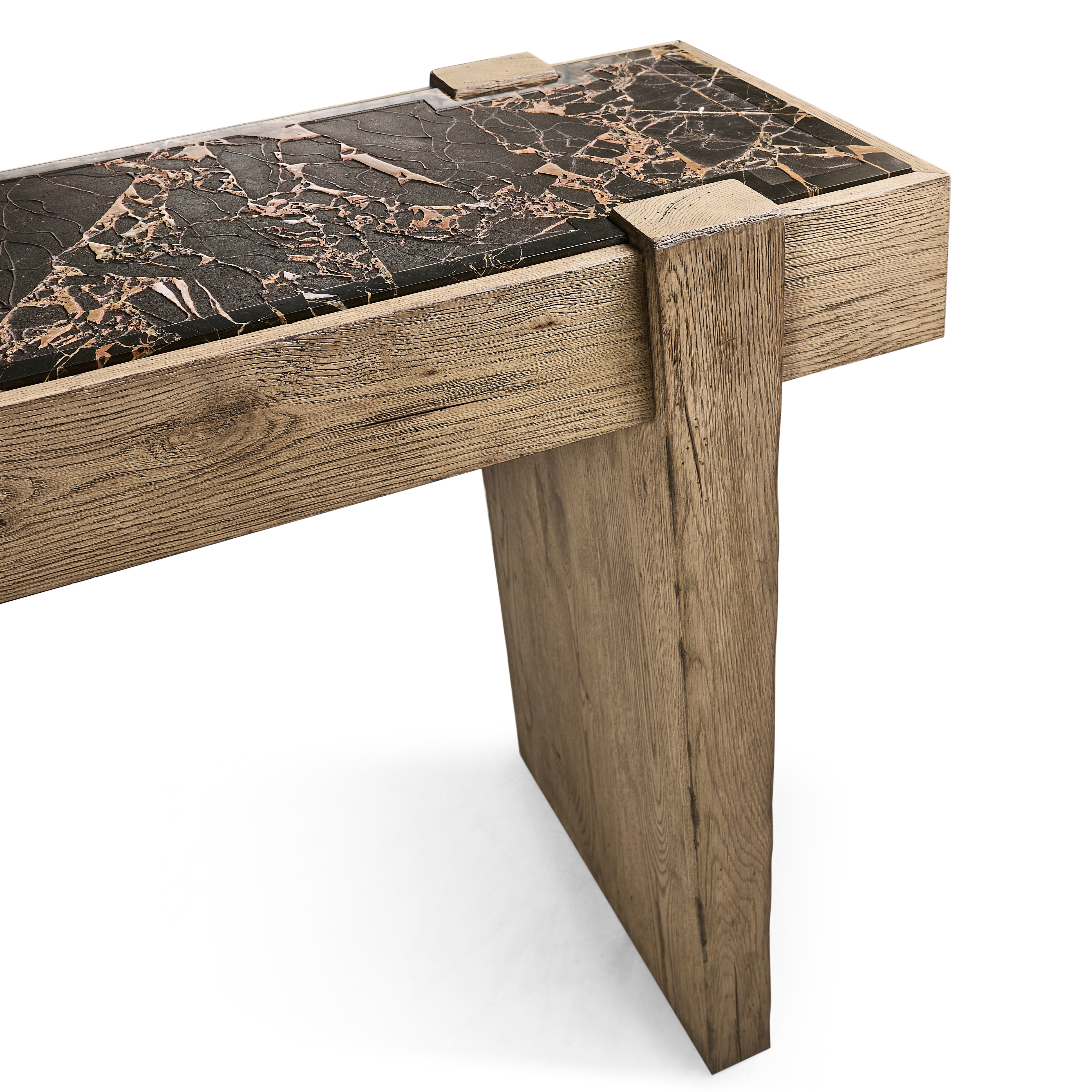 Jonathan Charles Echo Canyon Marble Console