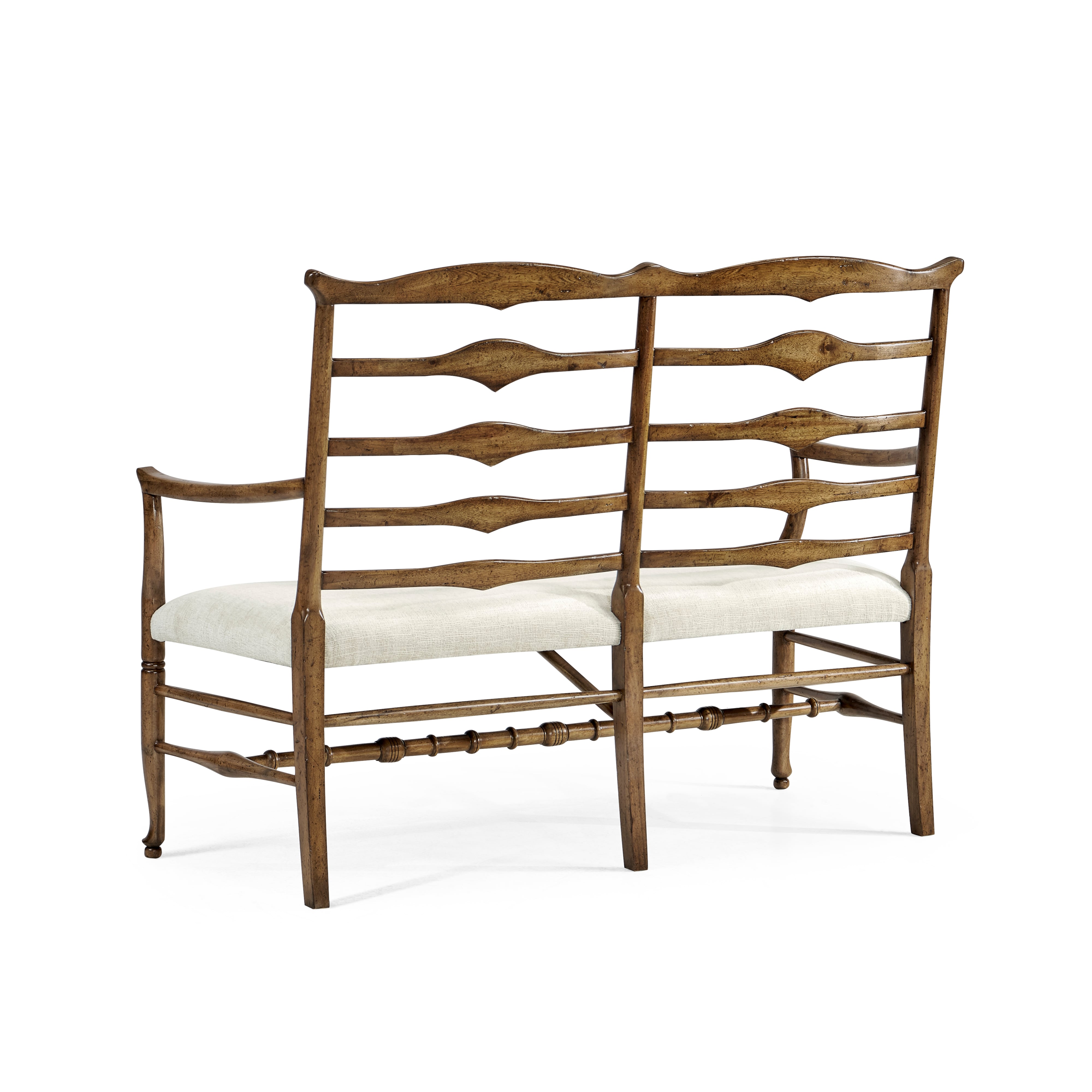 Casual Ladder Back Bench