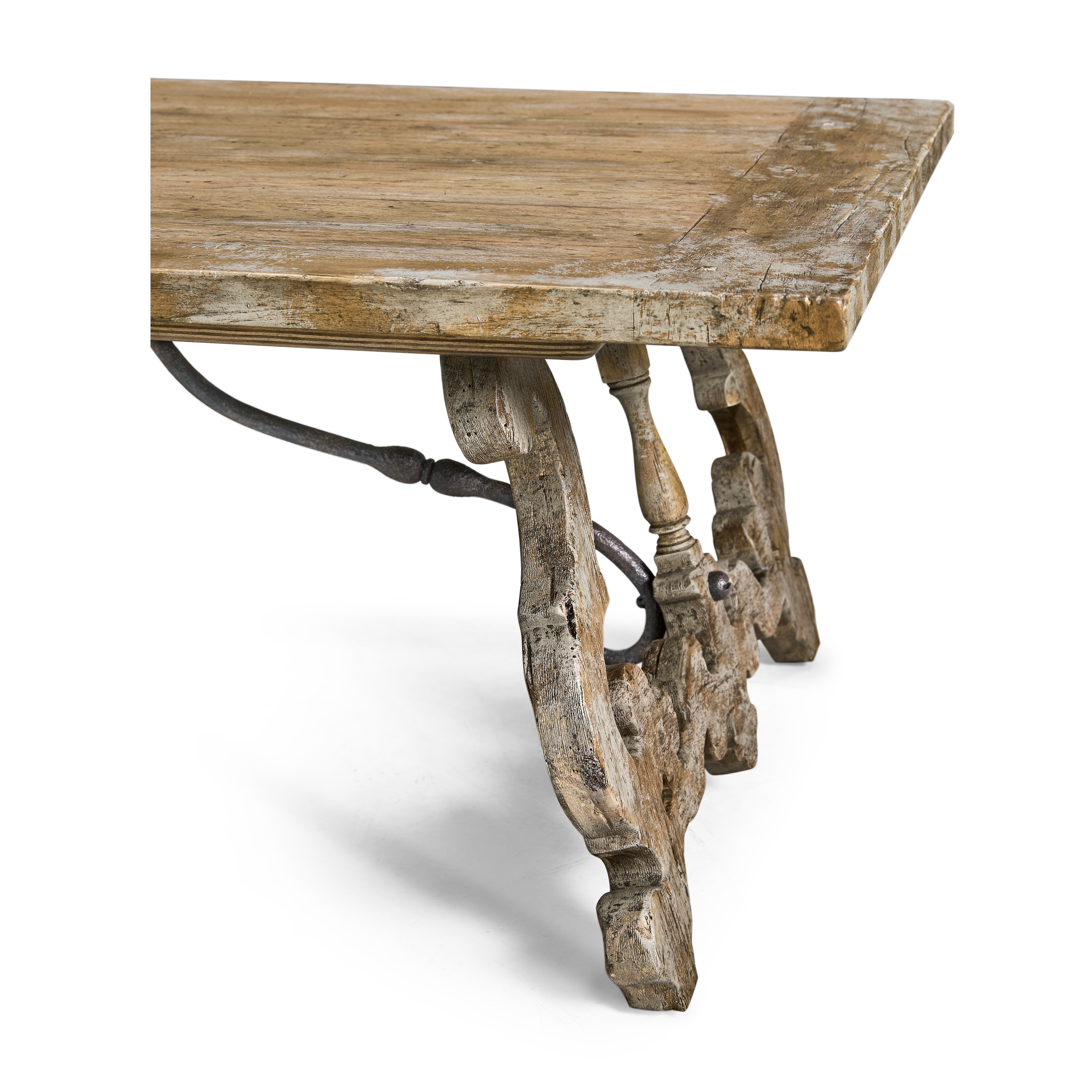 Jonathan Charles Caldera Curved-Base Cocktail Table