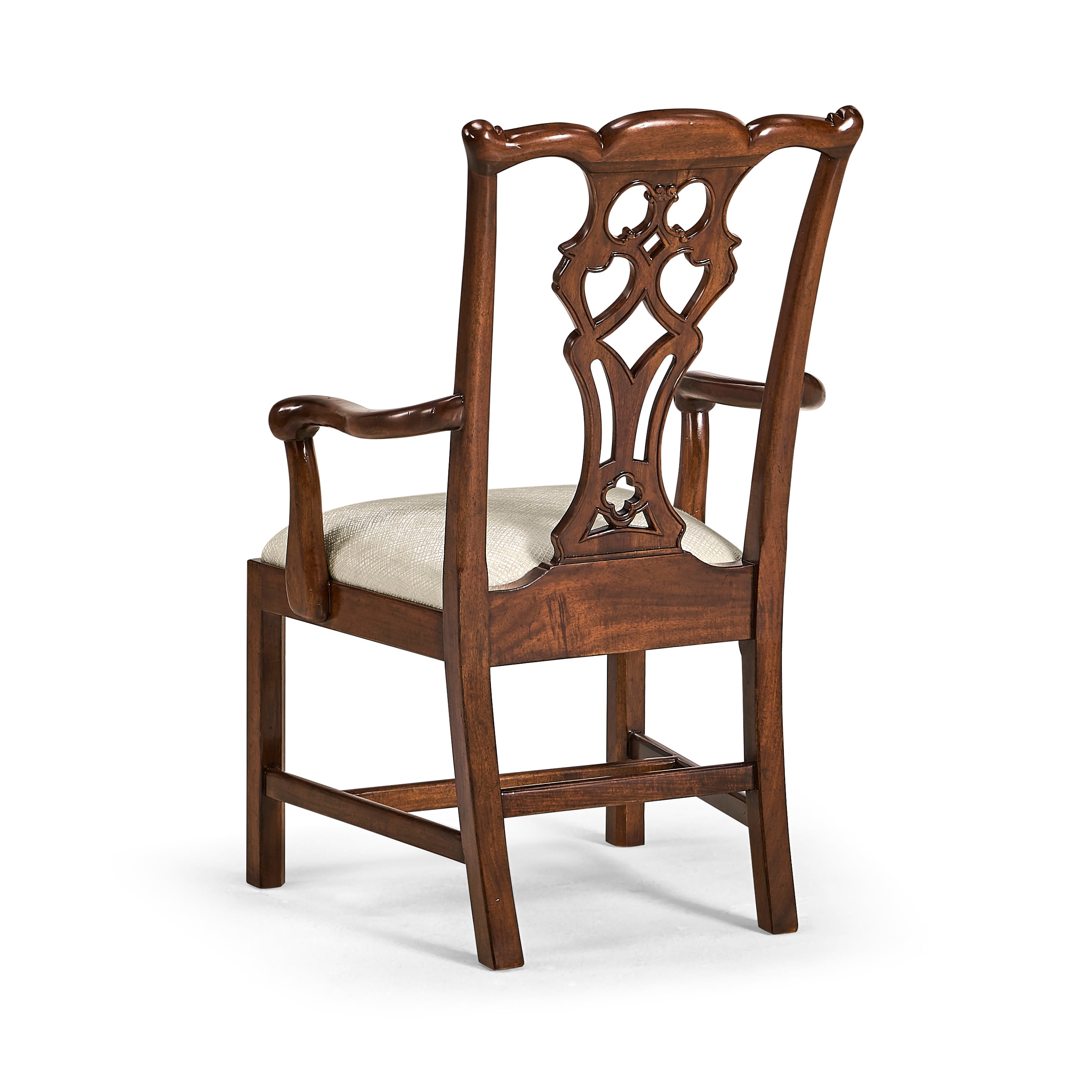 Chippendale Antique Mahogany Arm Chair