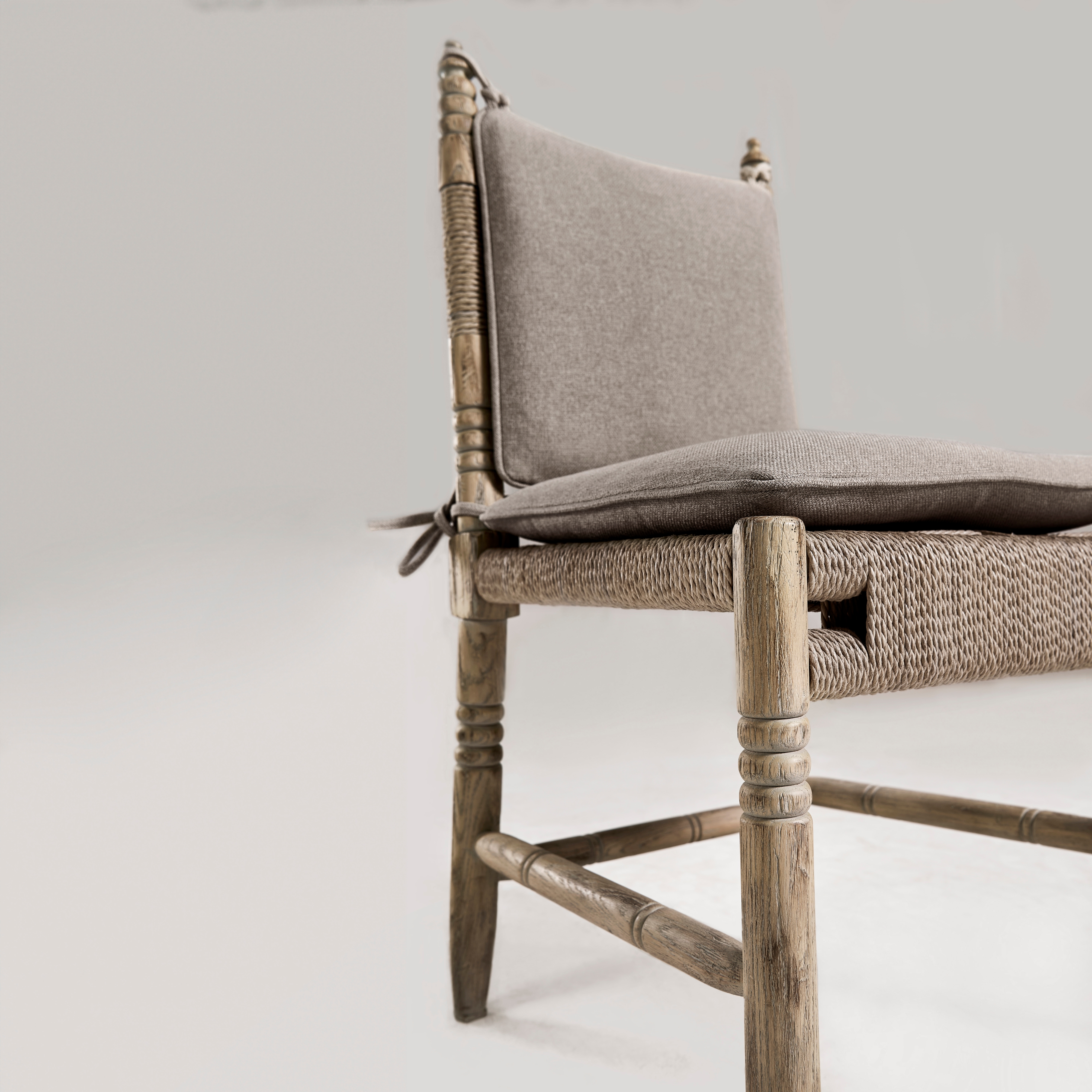 Jonathan Charles Sagehill Rush Seat Side Chair