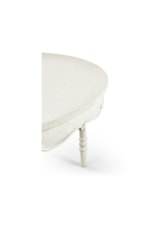 Jonathan Charles White White Lenticular Dining Table