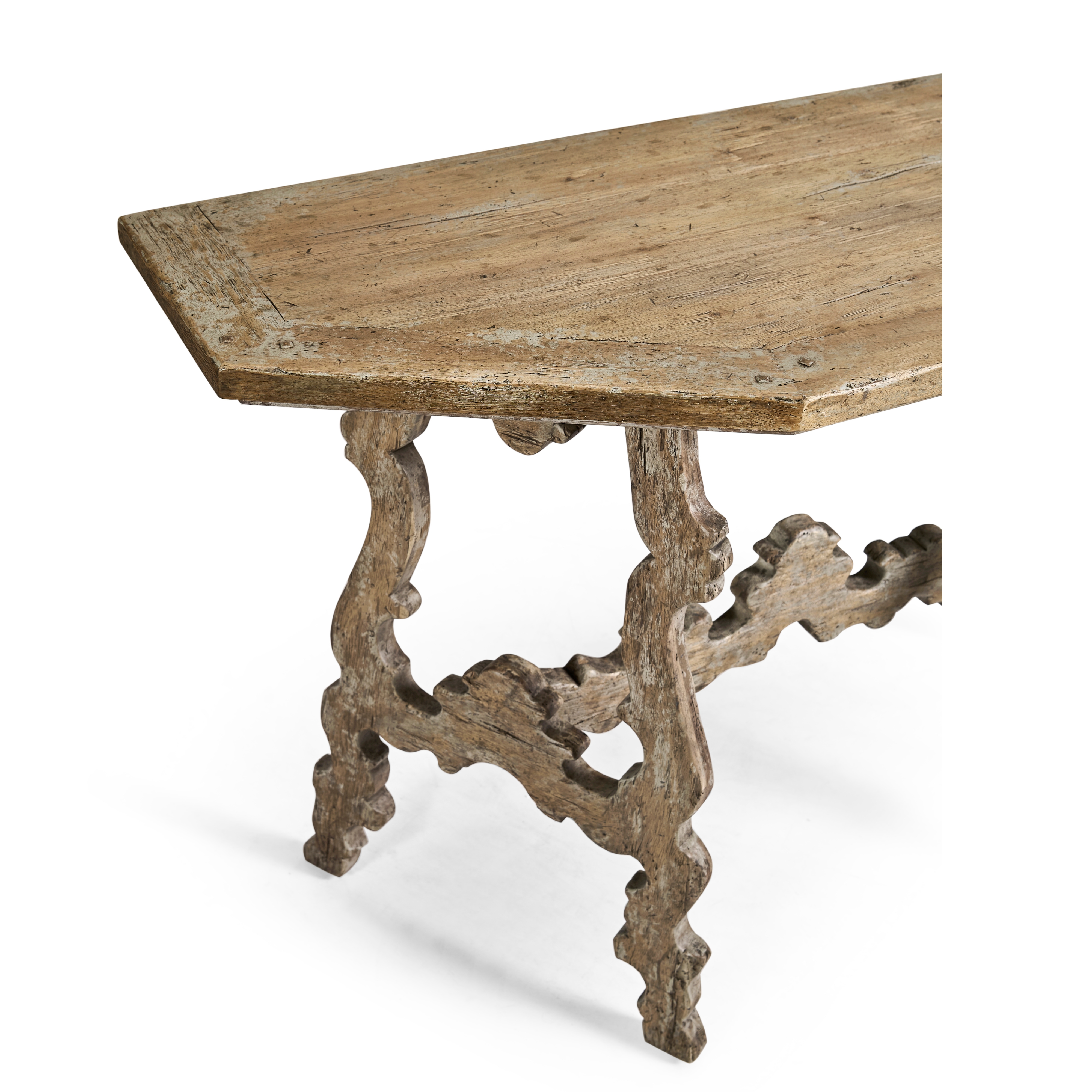 Jonathan Charles Caldera Curved Console Table