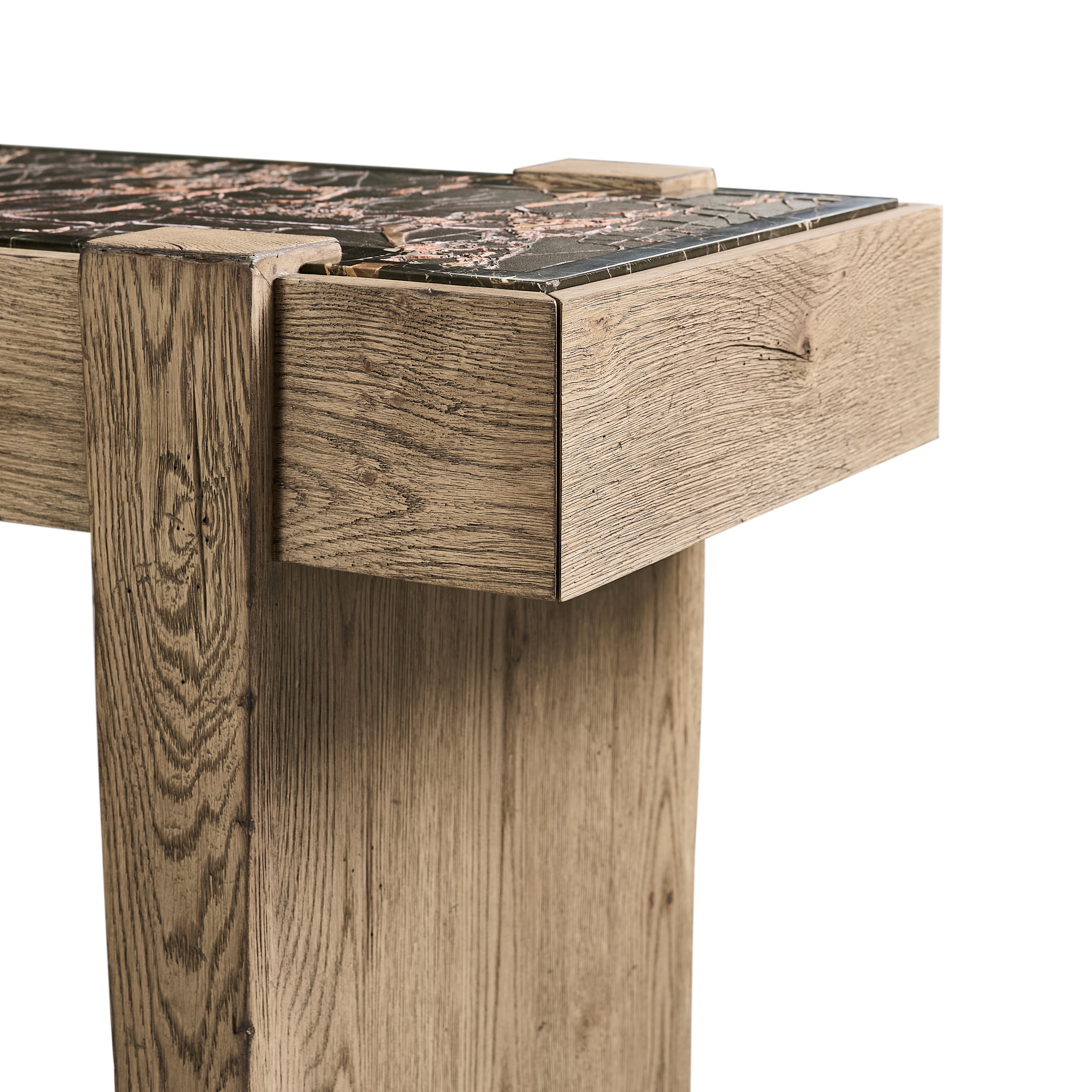 Jonathan Charles Echo Canyon Marble Console