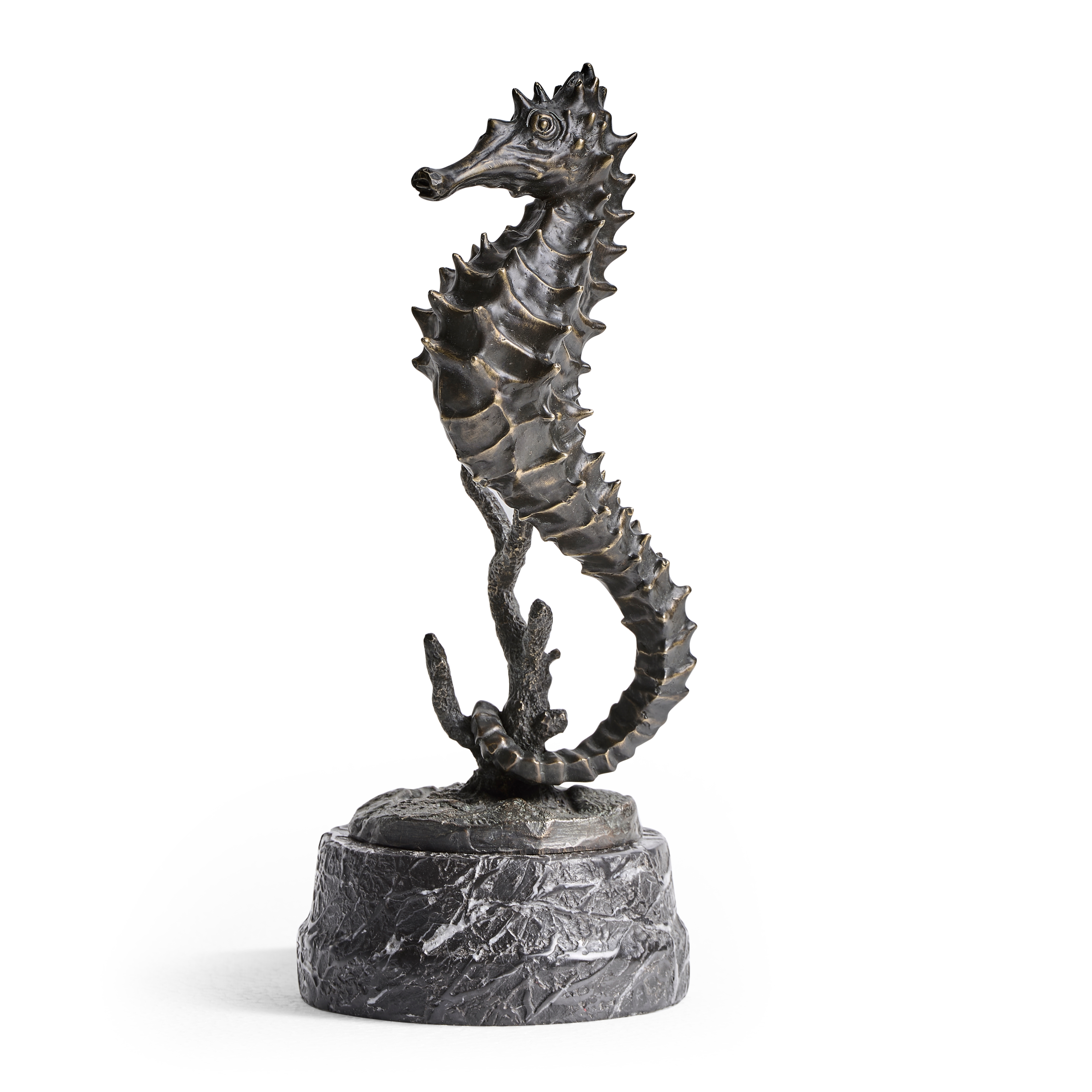 Antique Dark Bronze Seashorse