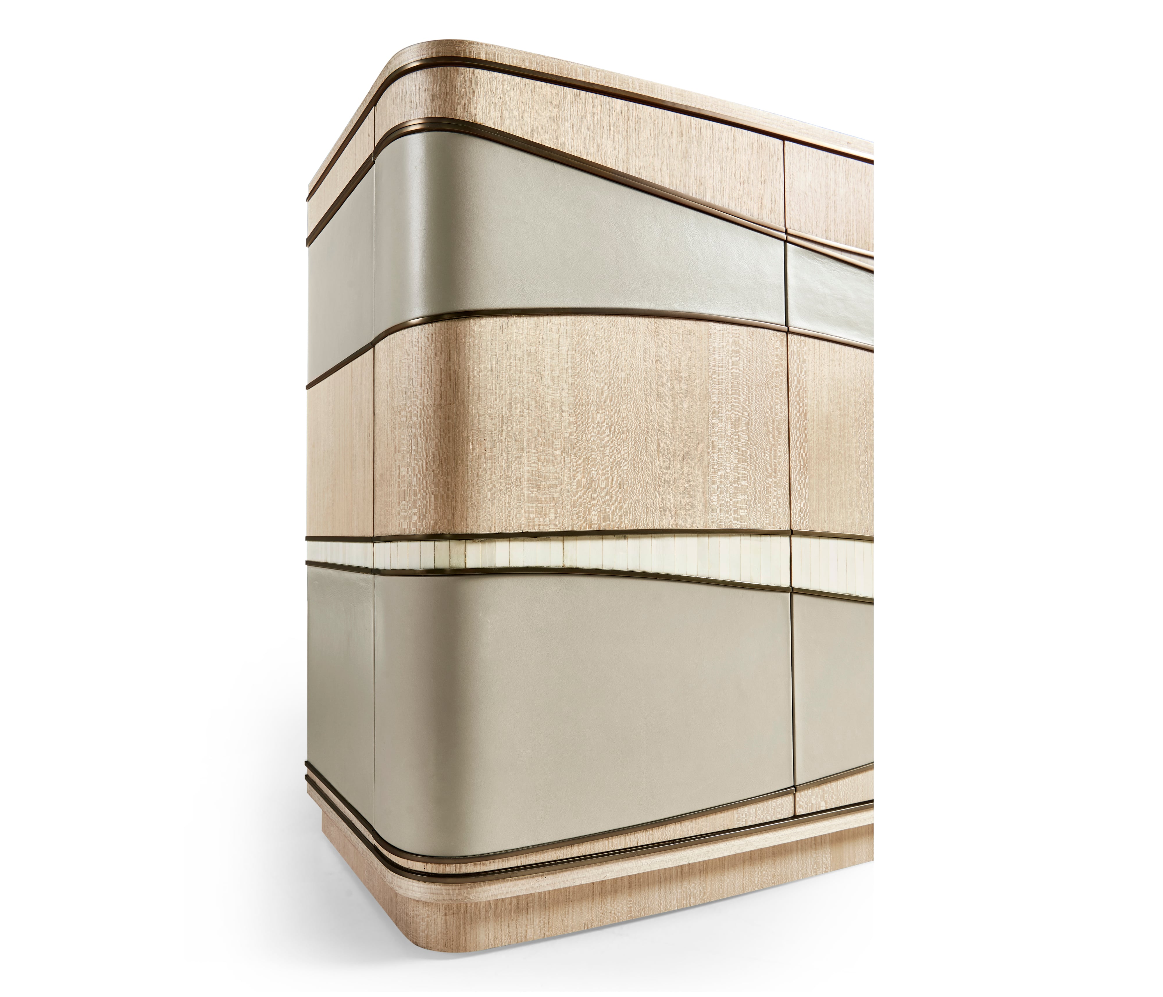 Jonathan Charles Water Breaker Mixed Media Console