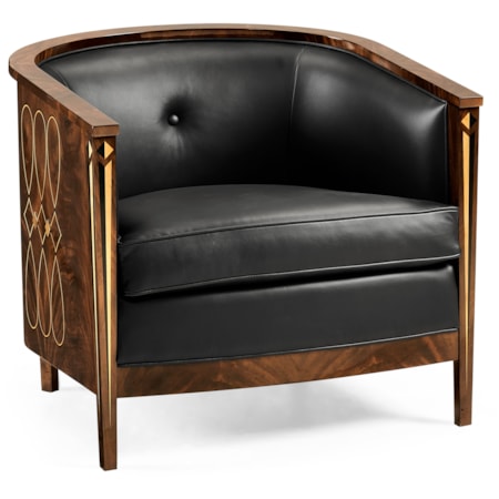 Knightbridge Antique Mahogany Tub Chair