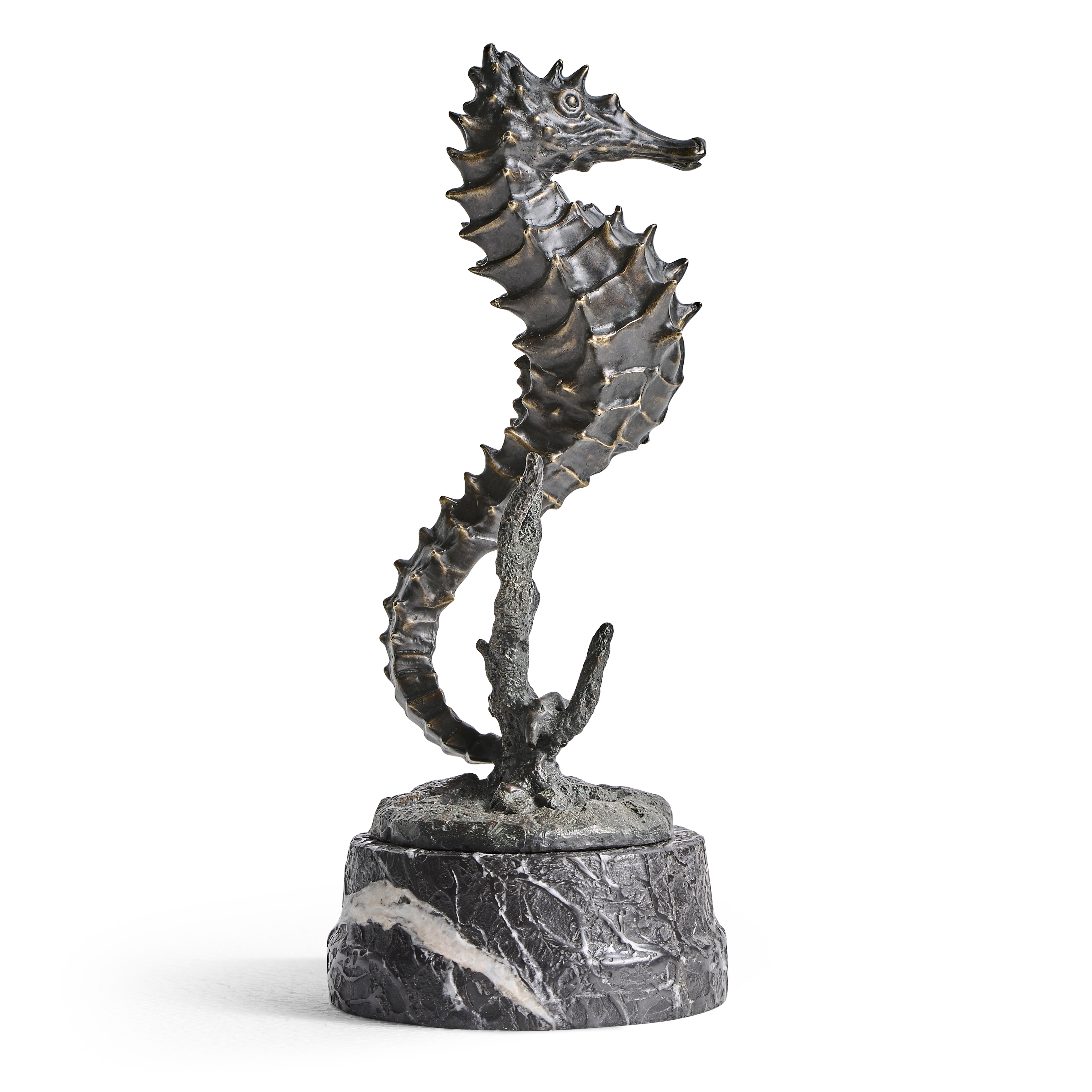 Antique Dark Bronze Seashorse