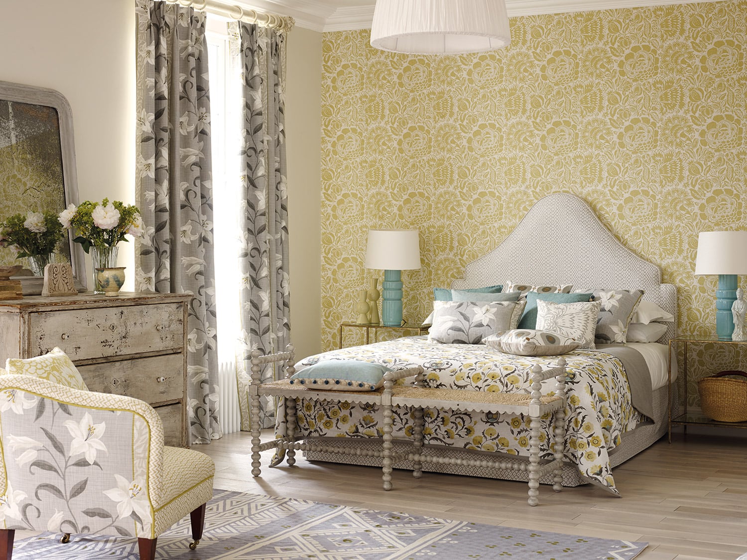 Bellingham Country Grey Double Bench