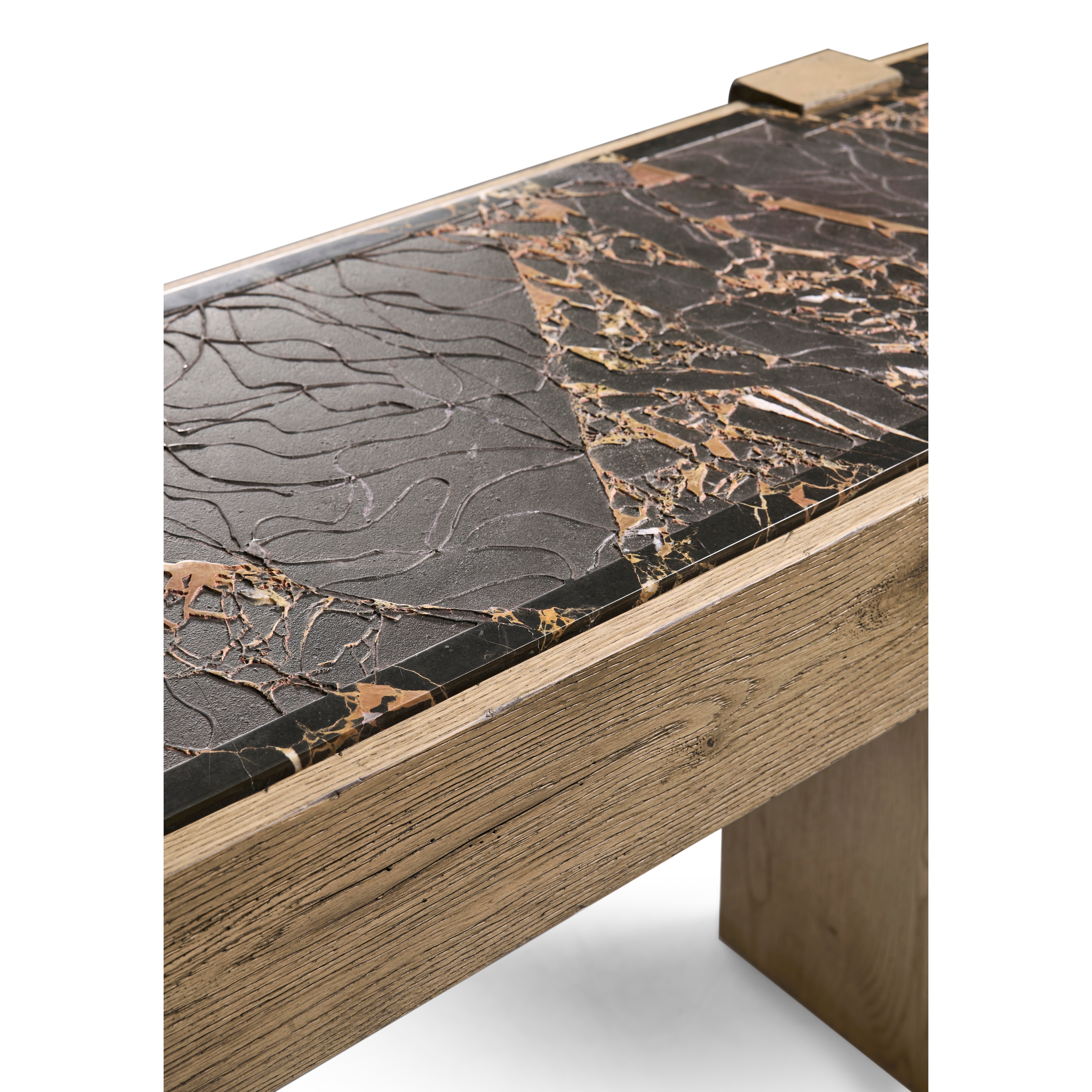 Jonathan Charles Echo Canyon Marble Console