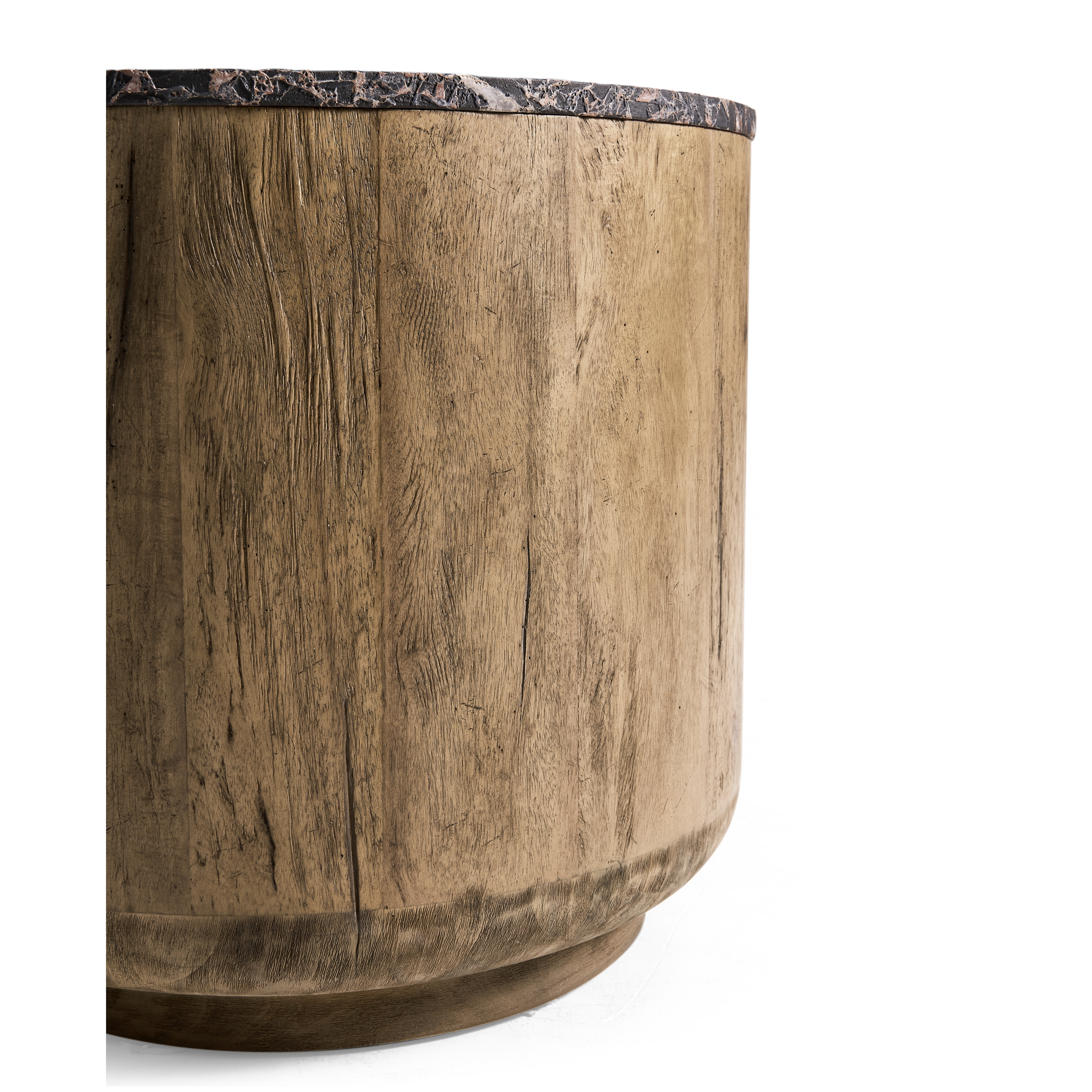 Jonathan Charles Stone Ridge Marble Round Side Table