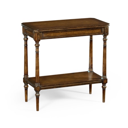 Country Living Style Walnut Side Table