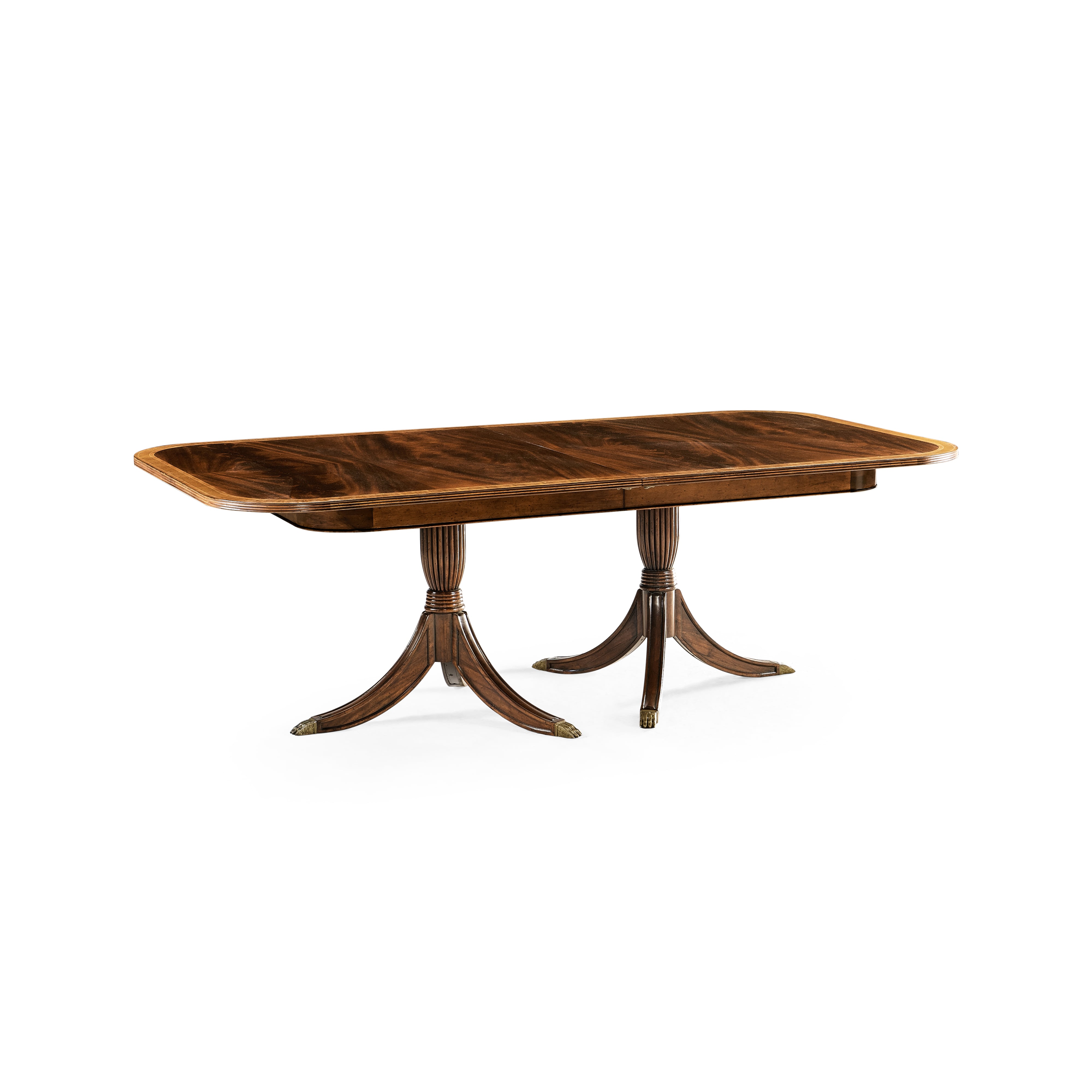 Two-Leaf Mahogany Extending Dining Table