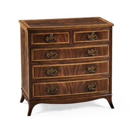 Mahogany Bedside Chest Of Drawers