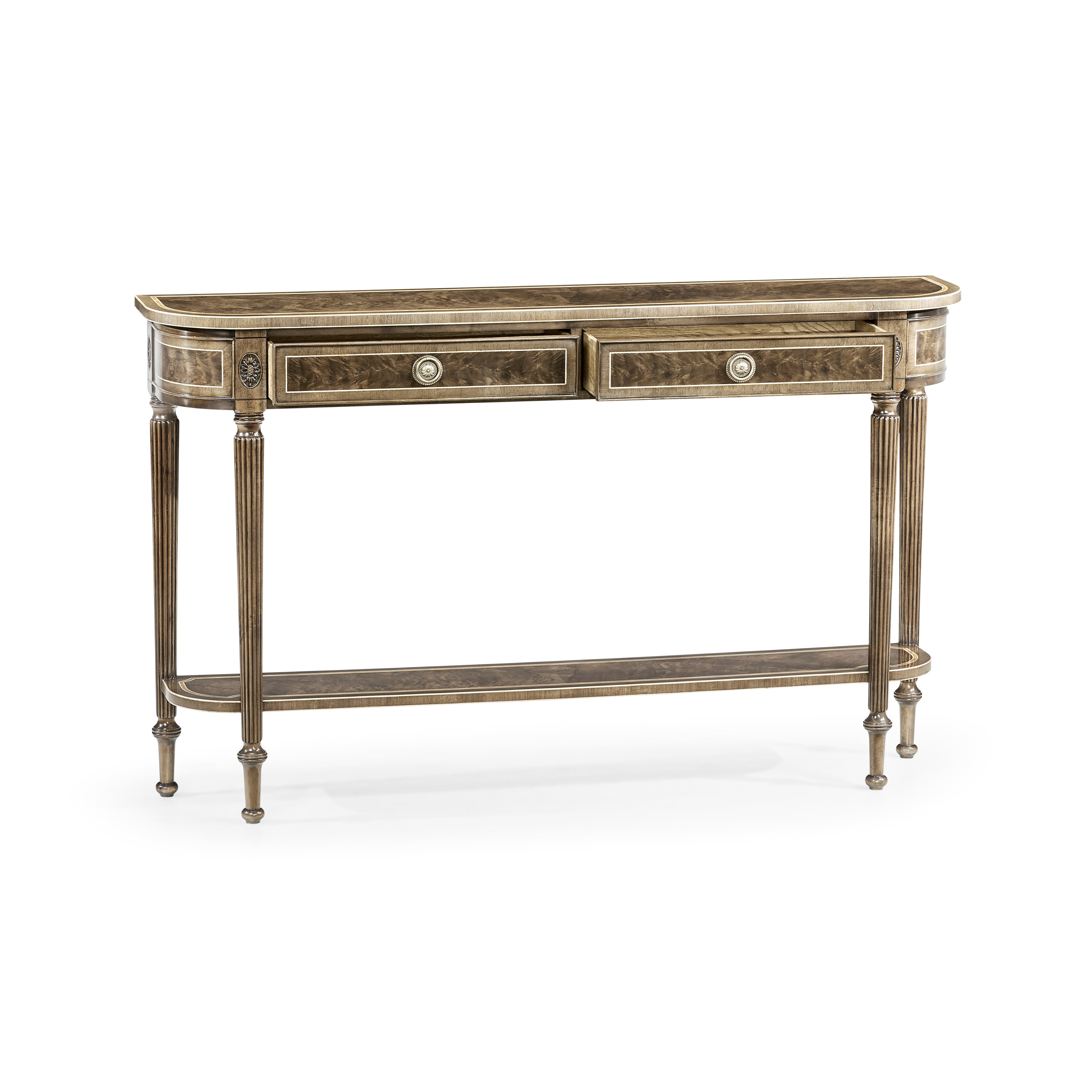Regency Bleached Mahogany Console Table
