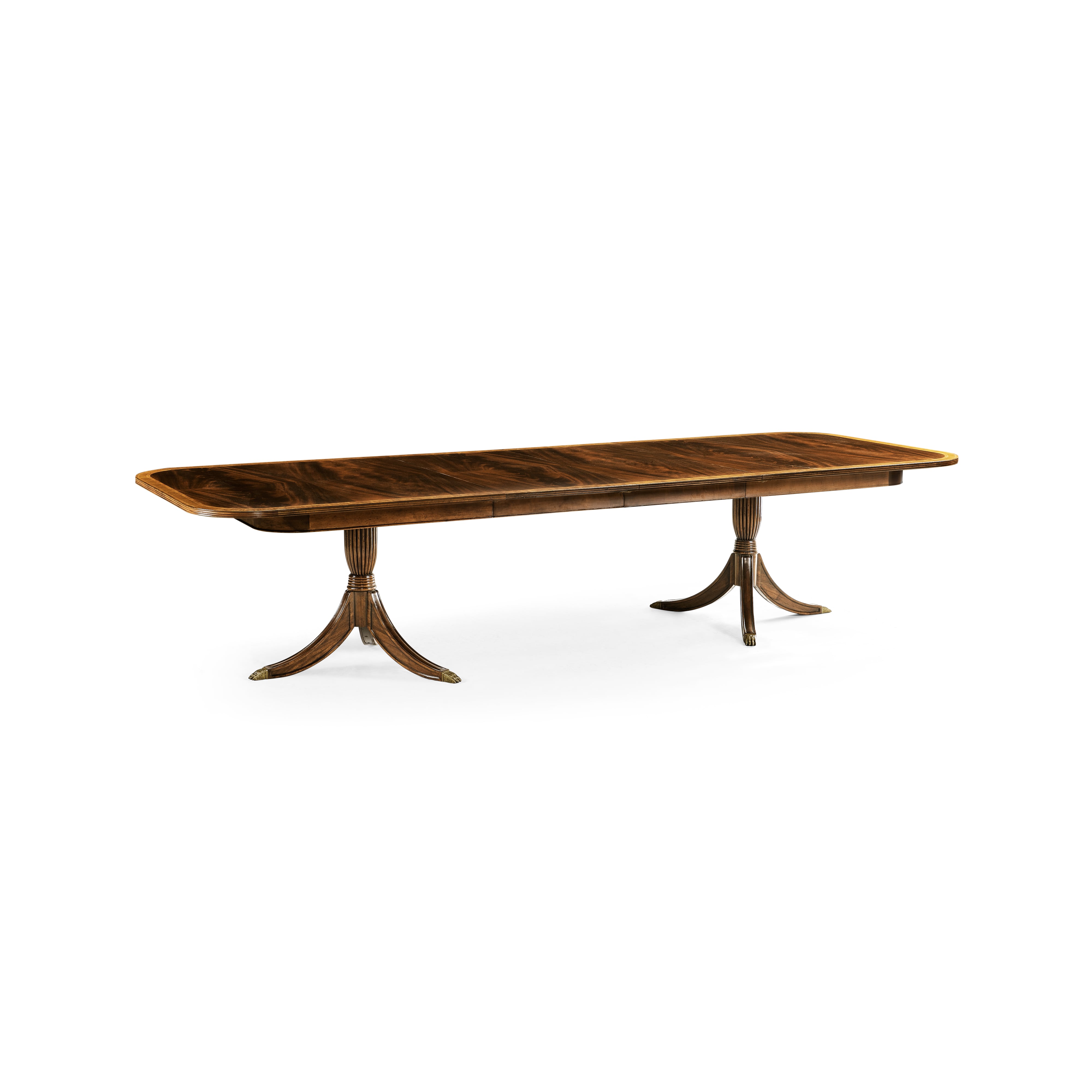 Two-Leaf Mahogany Extending Dining Table