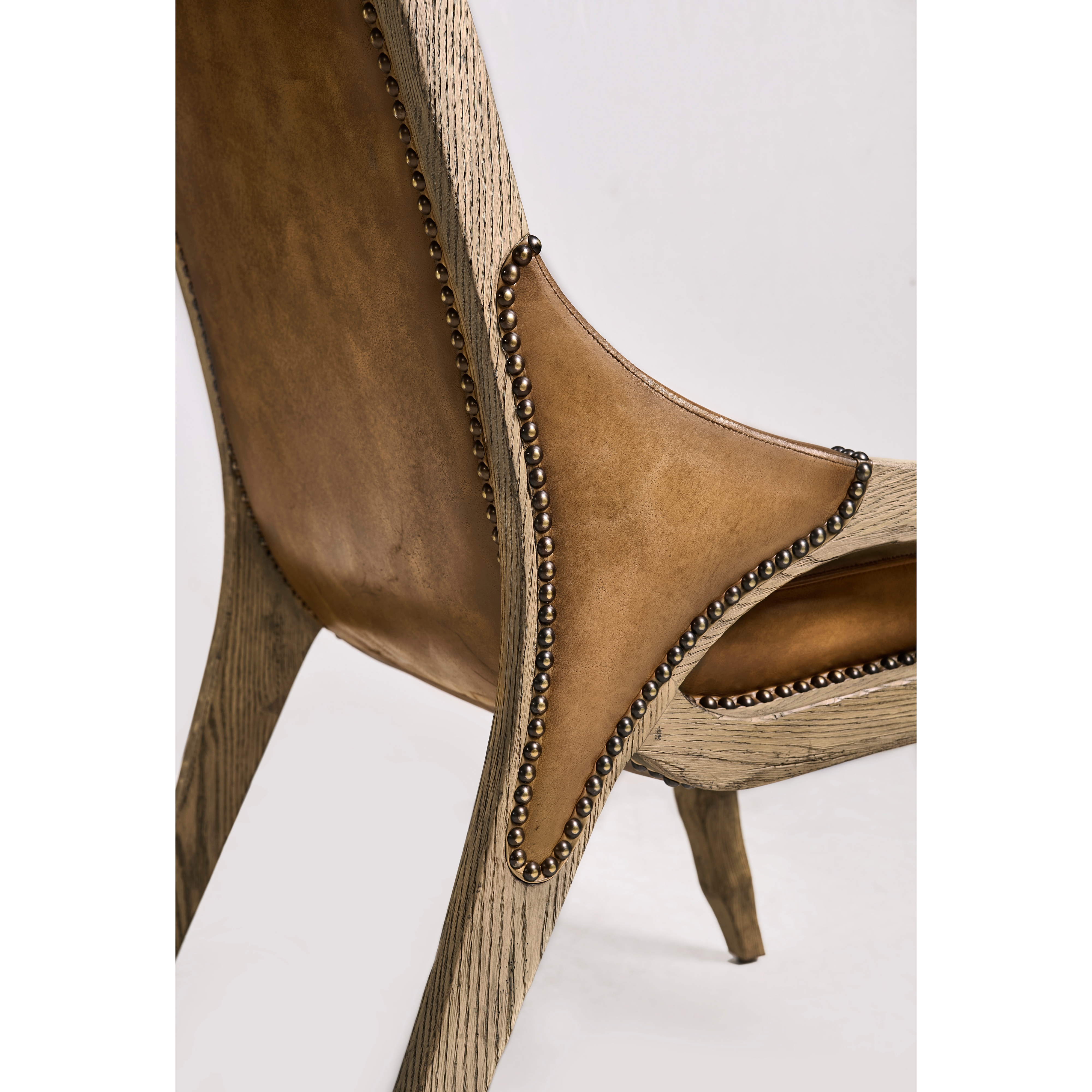 Jonathan Charles Echo Canyon Leather Side Chair
