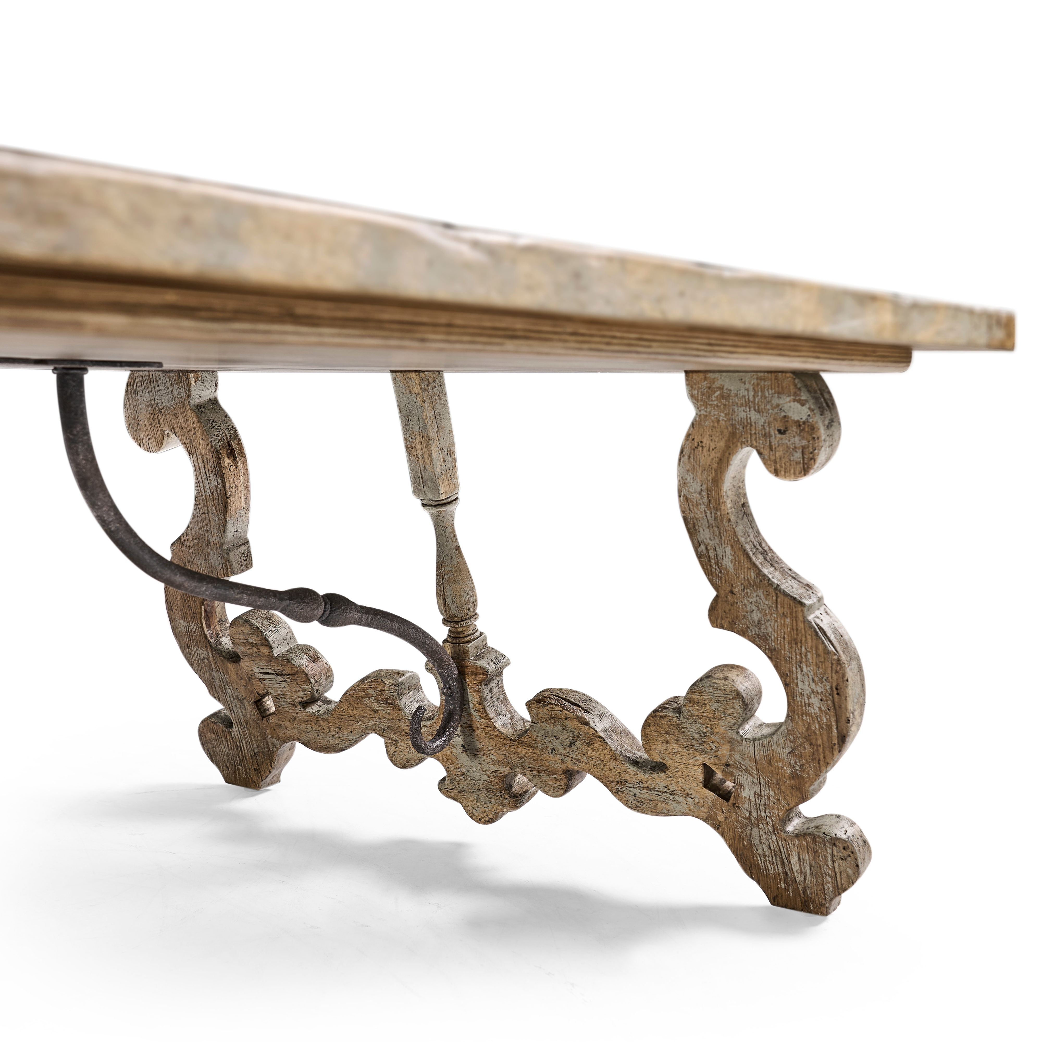 Jonathan Charles Caldera Curved-Base Cocktail Table