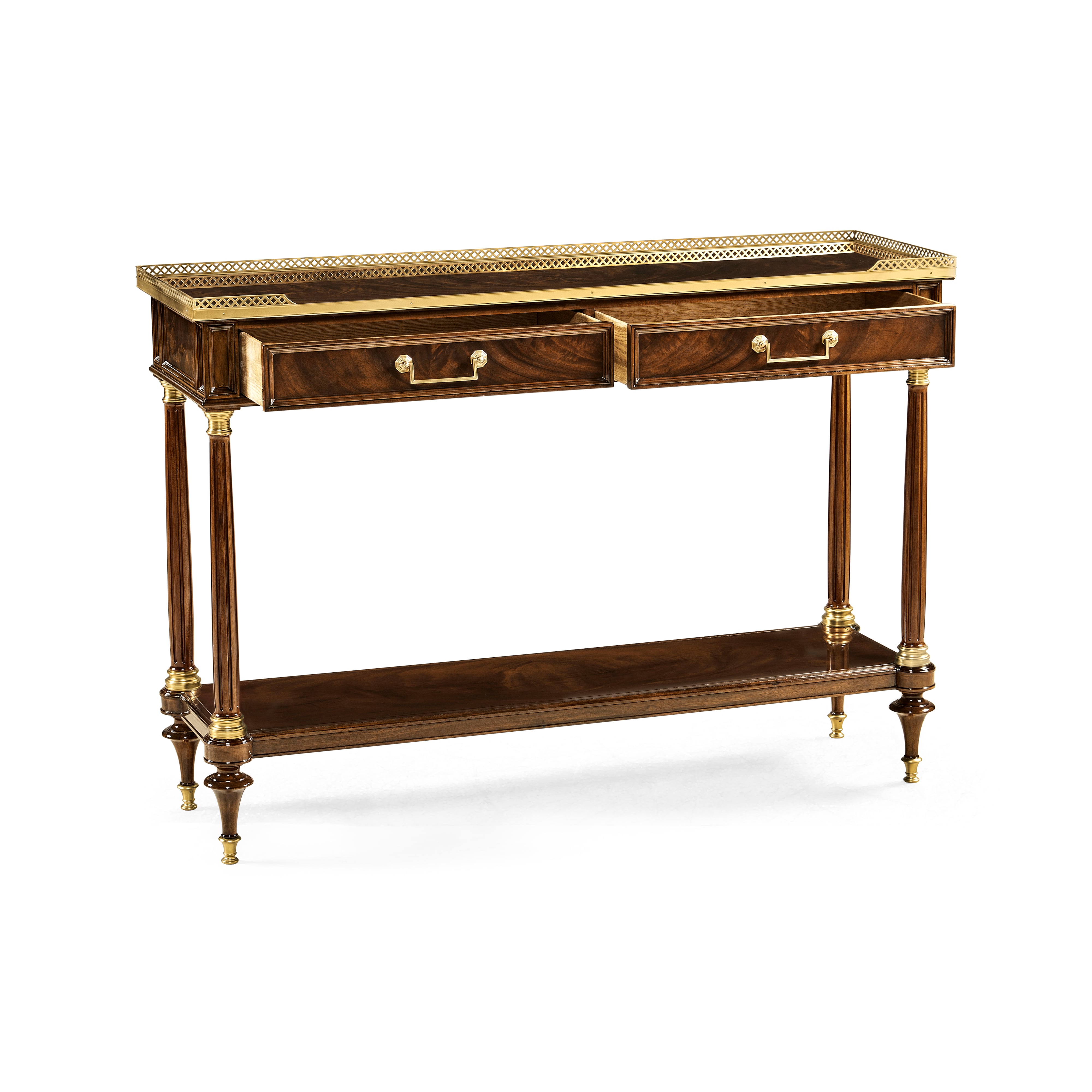 French Style Mahogany Console