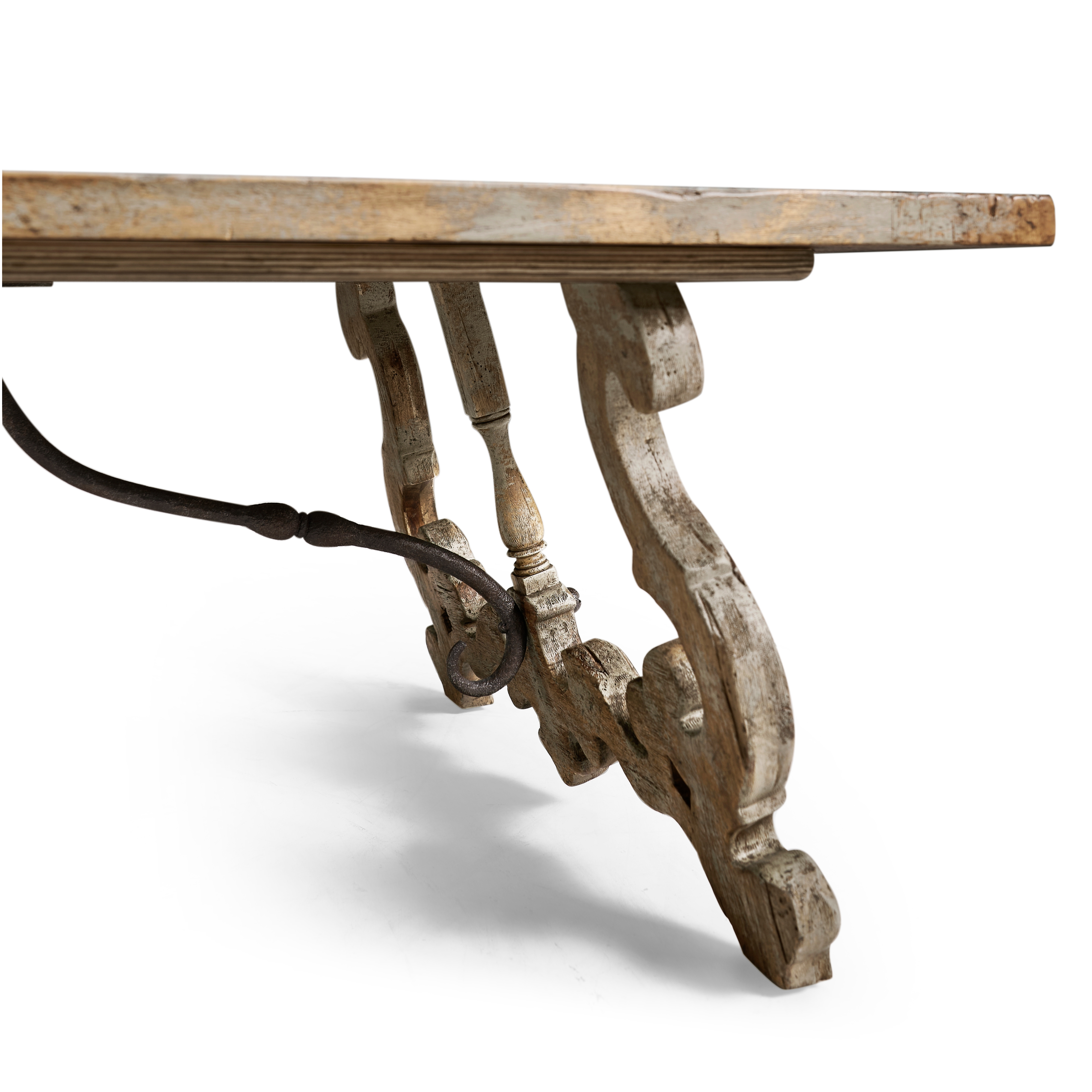 Jonathan Charles Caldera Curved-Base Cocktail Table