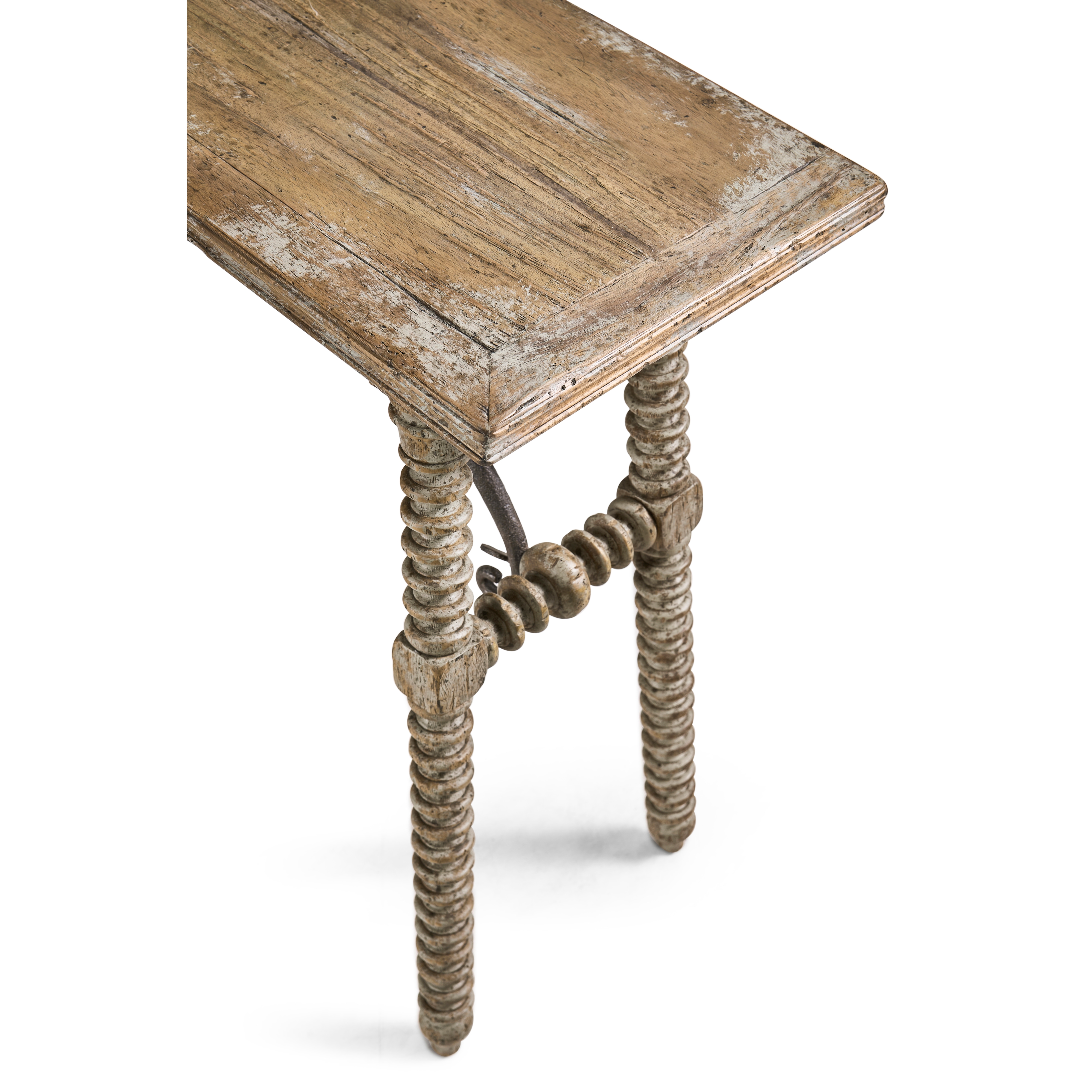 Jonathan Charles Caldera Turned-Leg Console Table