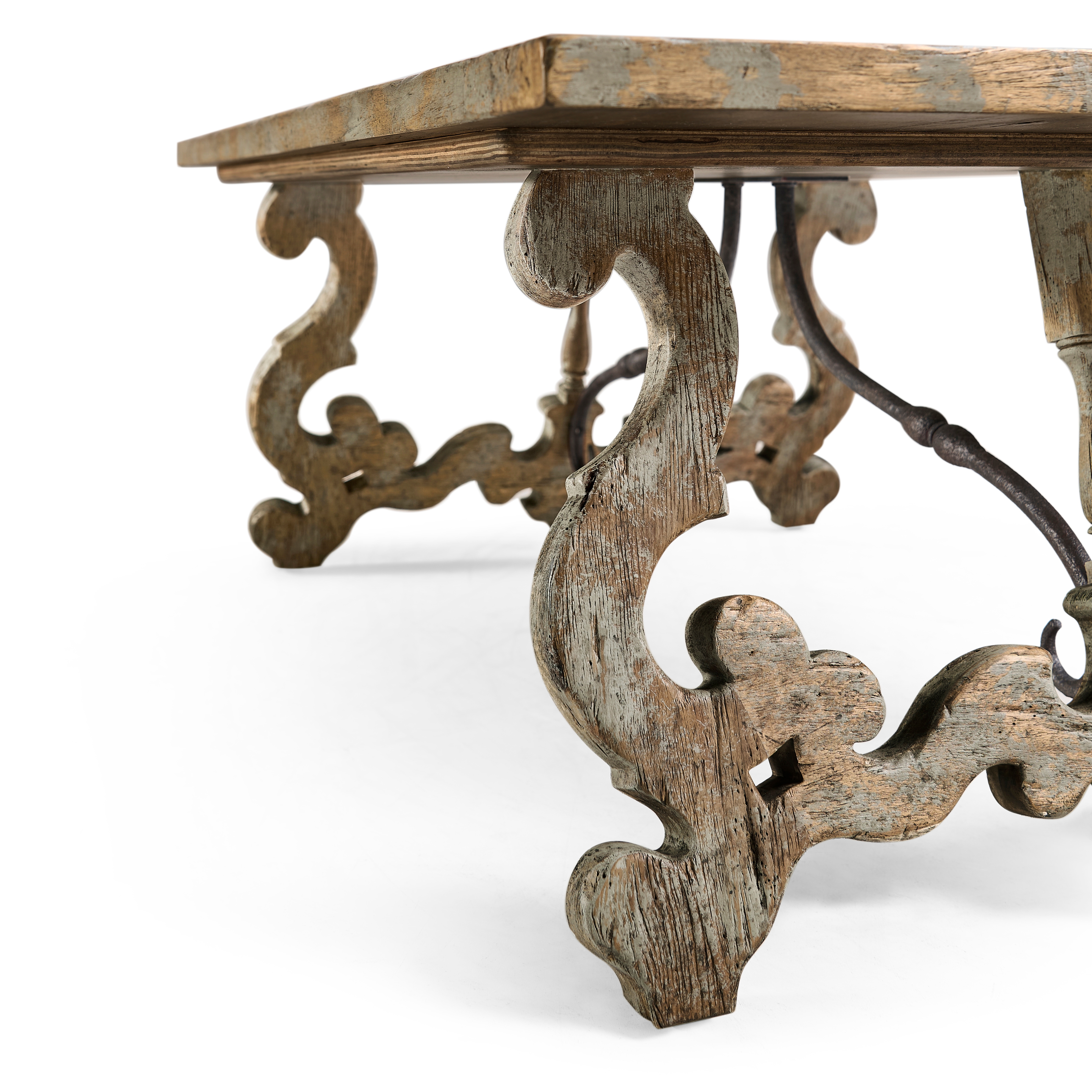 Jonathan Charles Caldera Curved-Base Cocktail Table