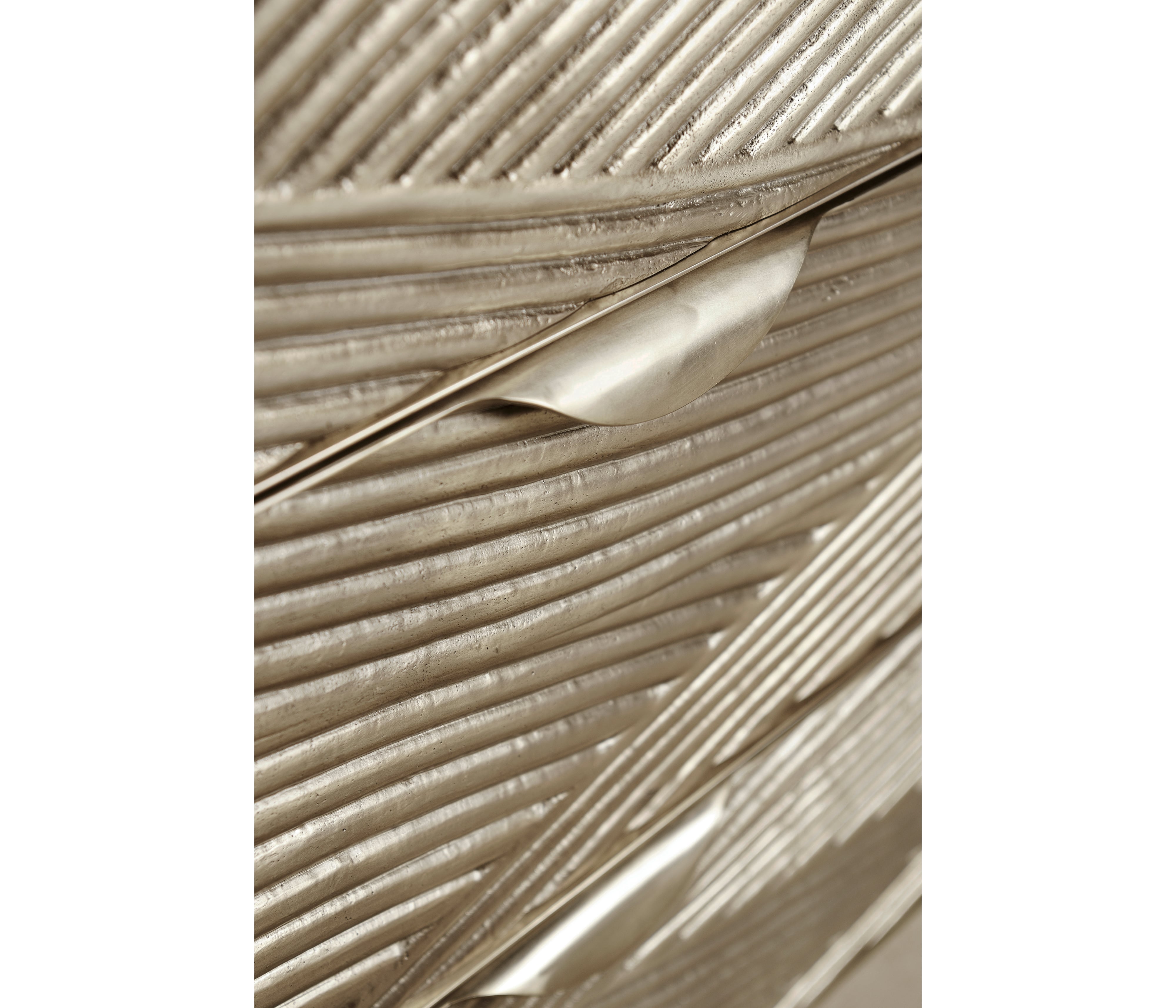 Jonathan Charles Water Capillary Cast Metal Texture Double Dresser