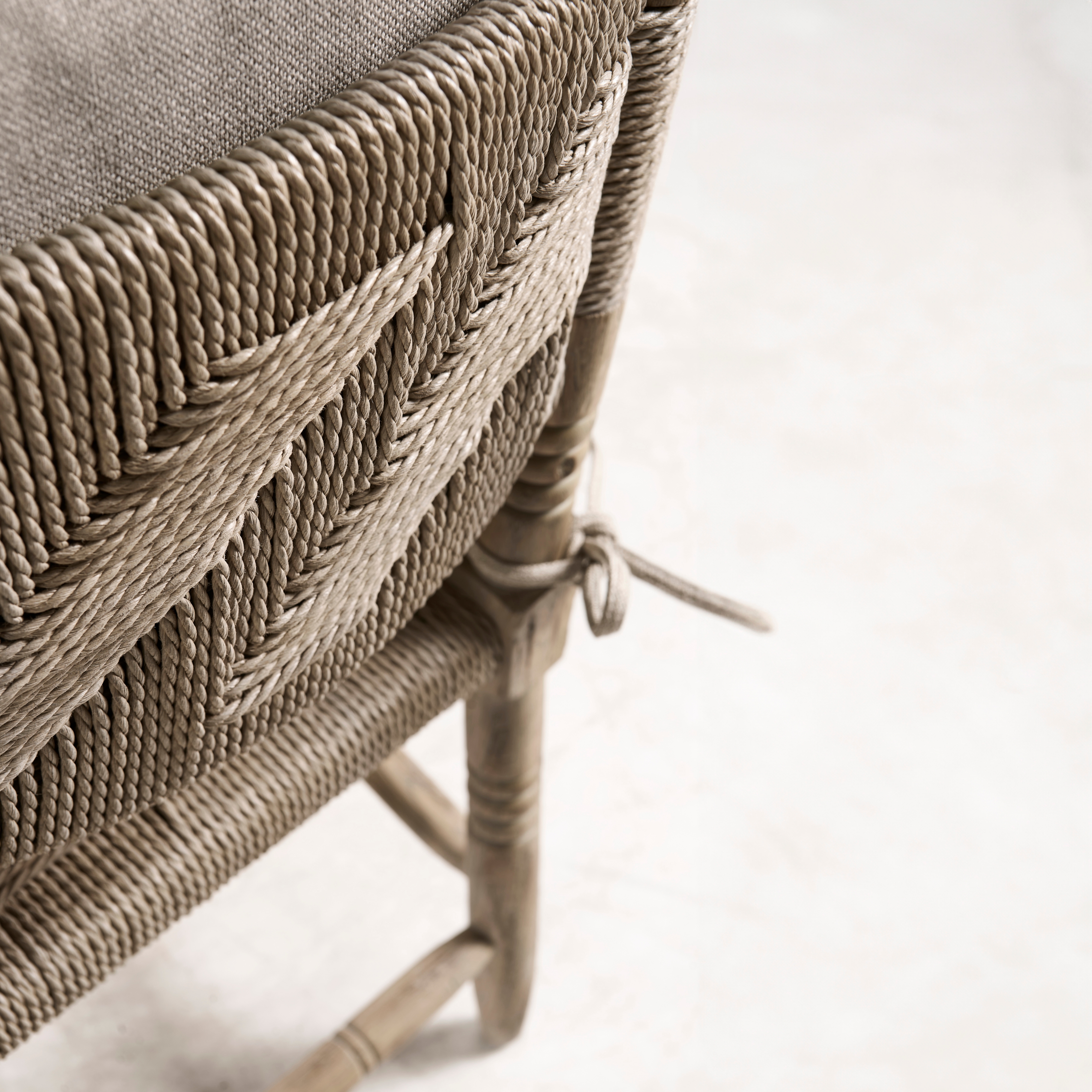 Jonathan Charles Sagehill Rush Seat Arm Chair