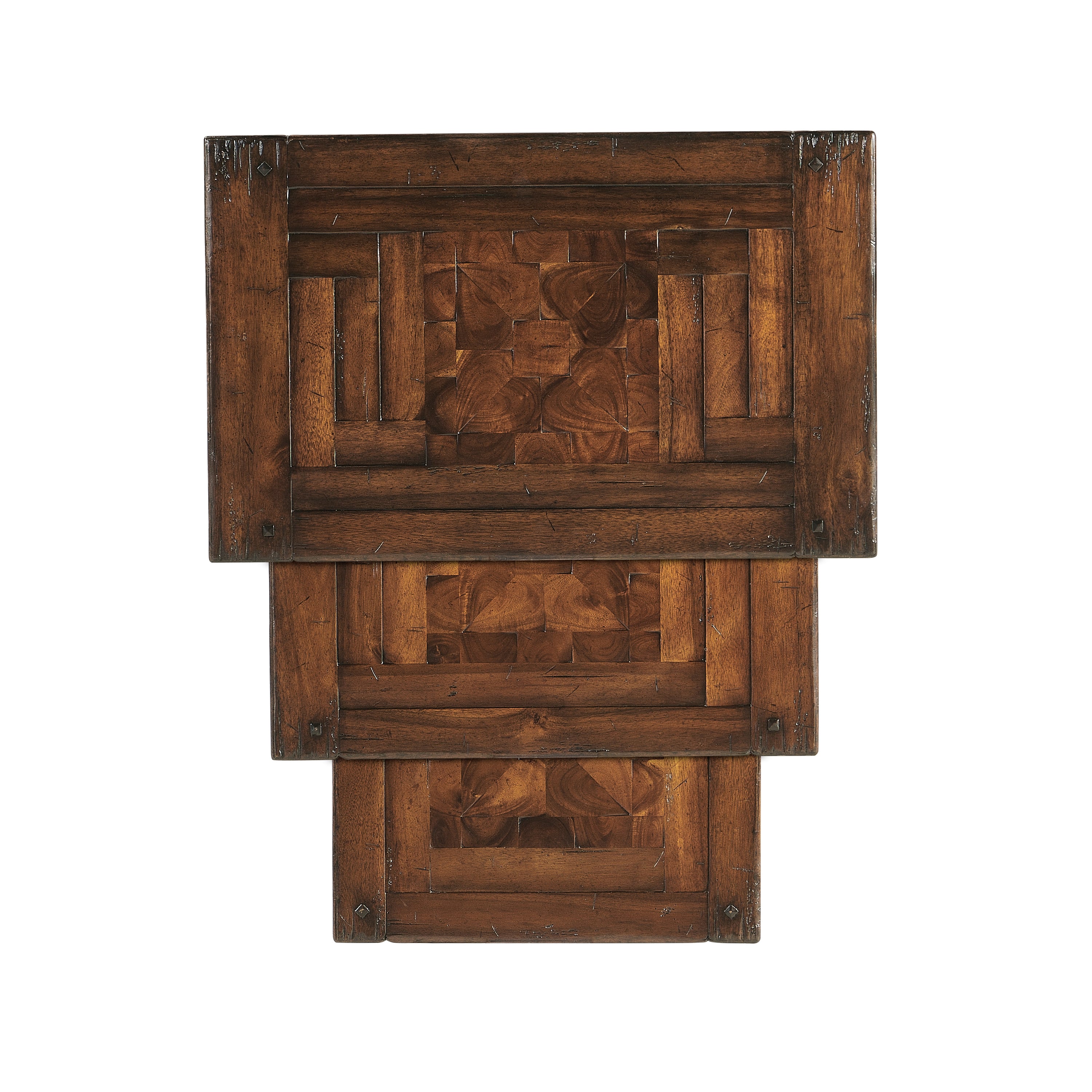 Jonathan Charles JC Casual Nest of Three Country Oyster Tables