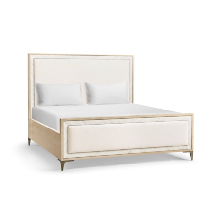 Tideline Bone & Linen King Upholstered Bed