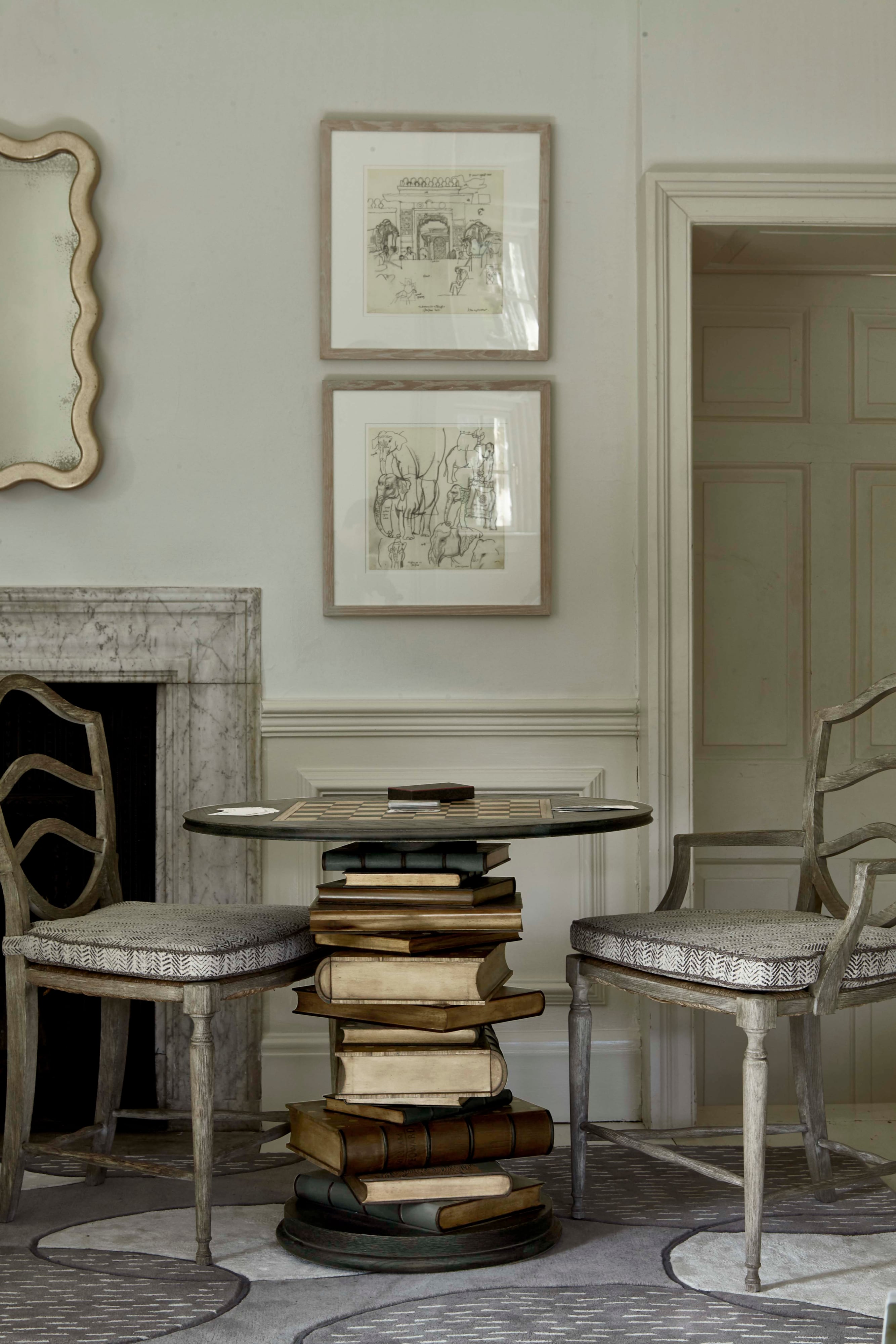 Bodiam Grey Oak Arm Chair