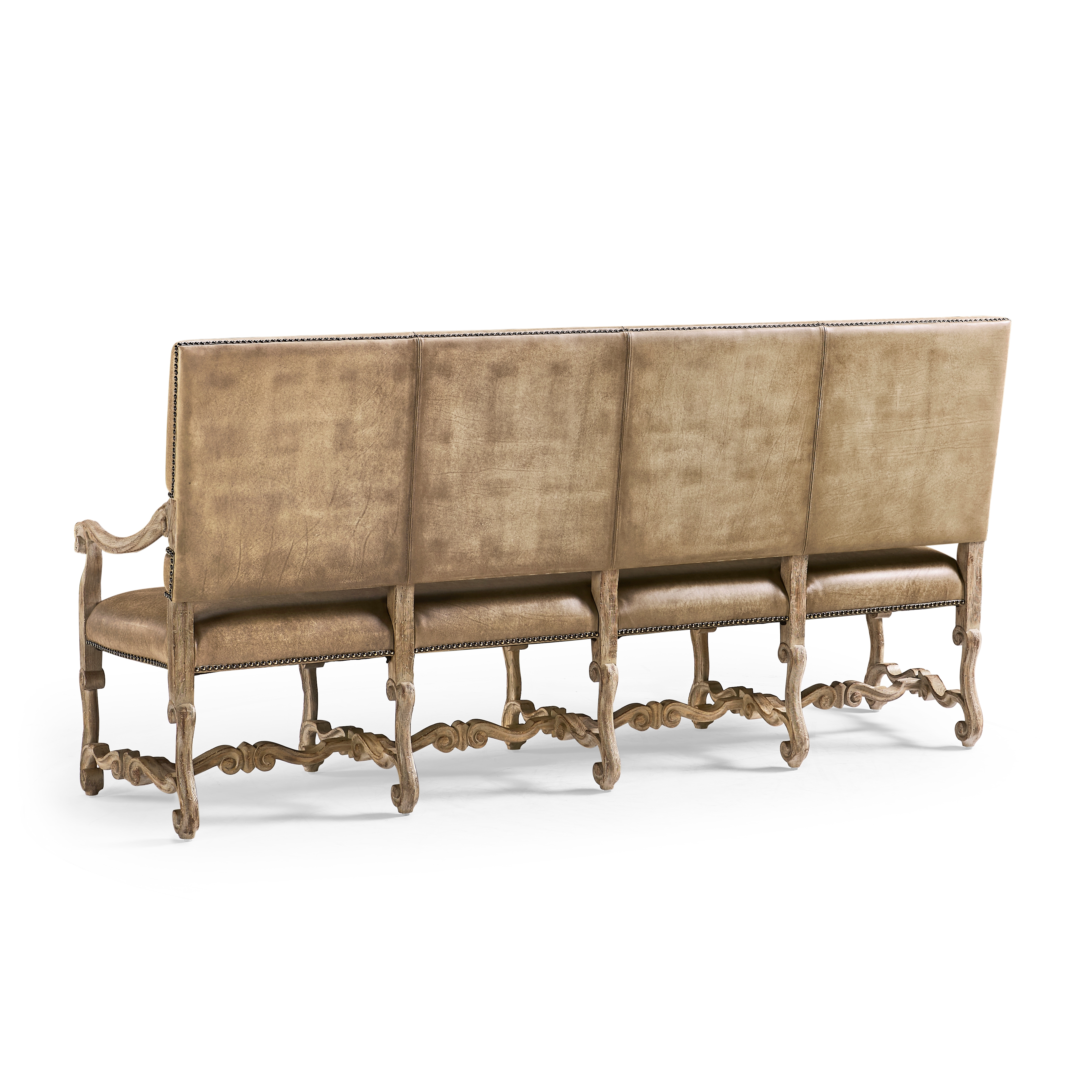 Leather Banquette Bench