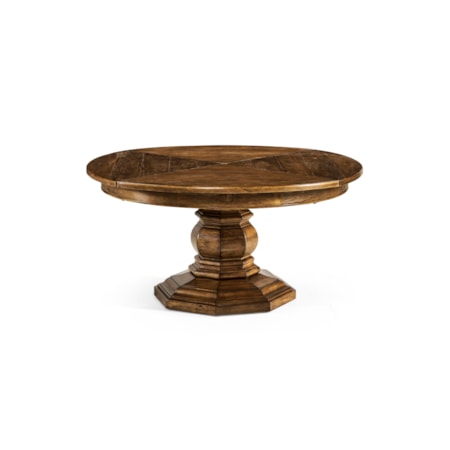 Casual Round Extendable Dining Table