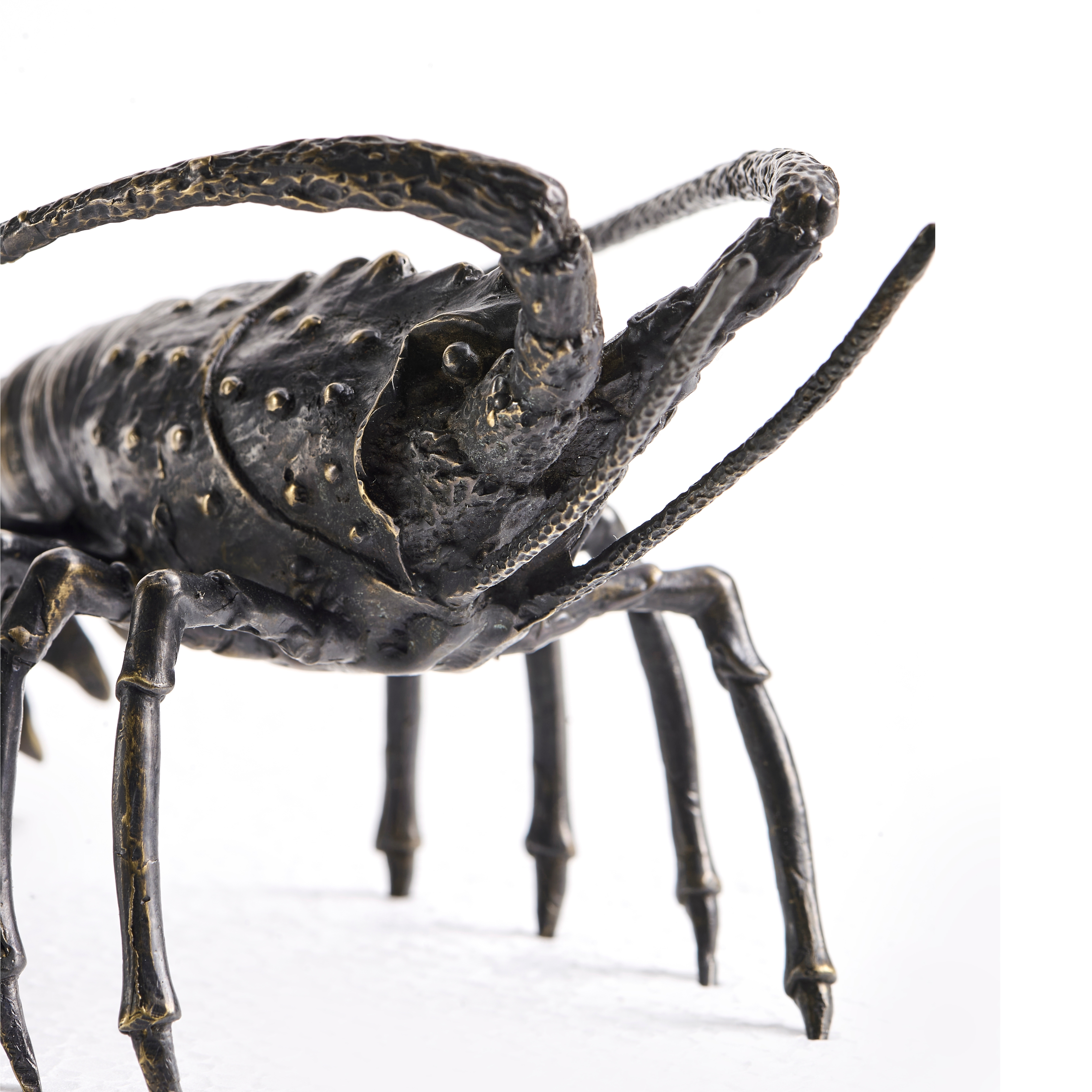Jonathan Charles JC Traditional Antique Dark Bronze Langoustine