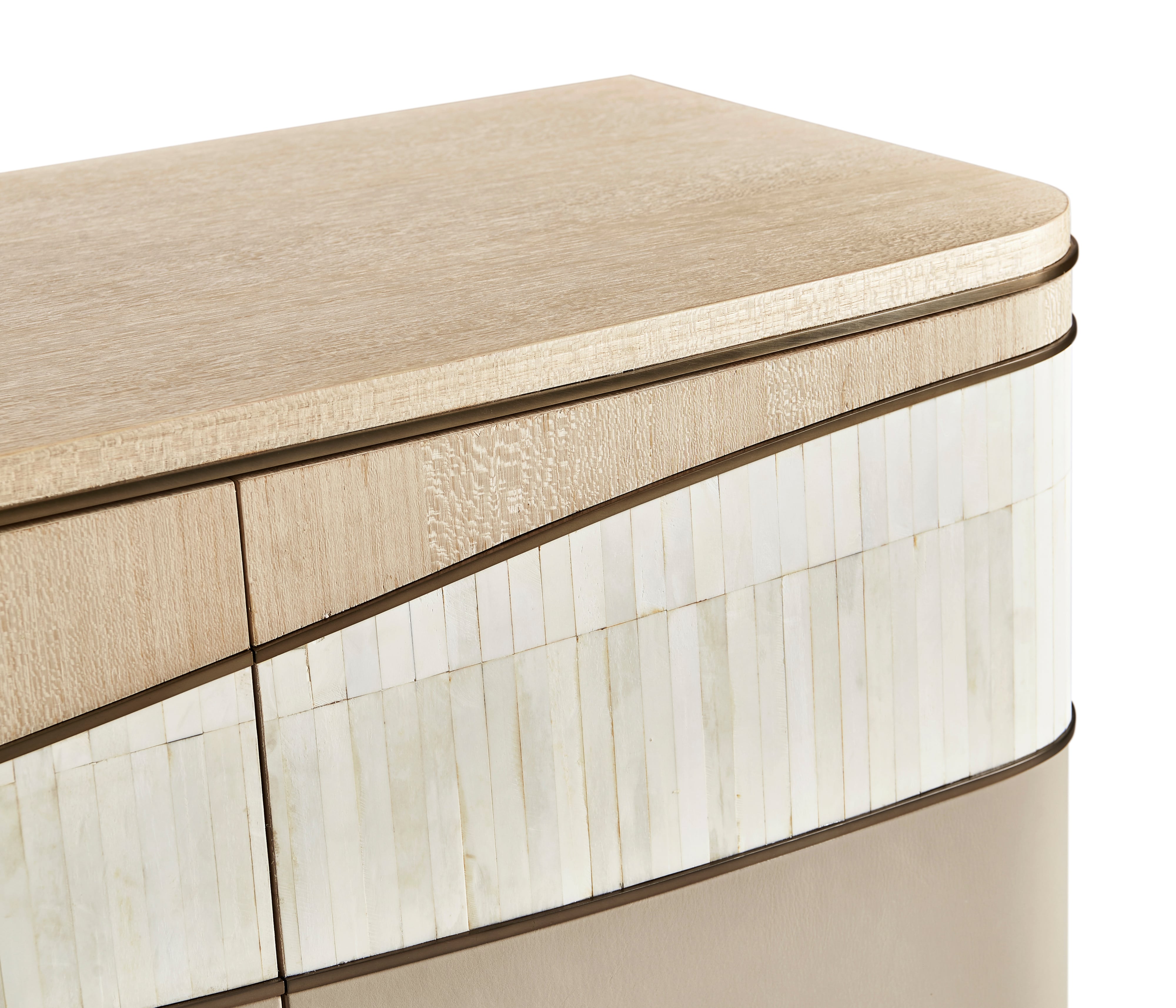 Jonathan Charles Water Breaker Mixed Media Console