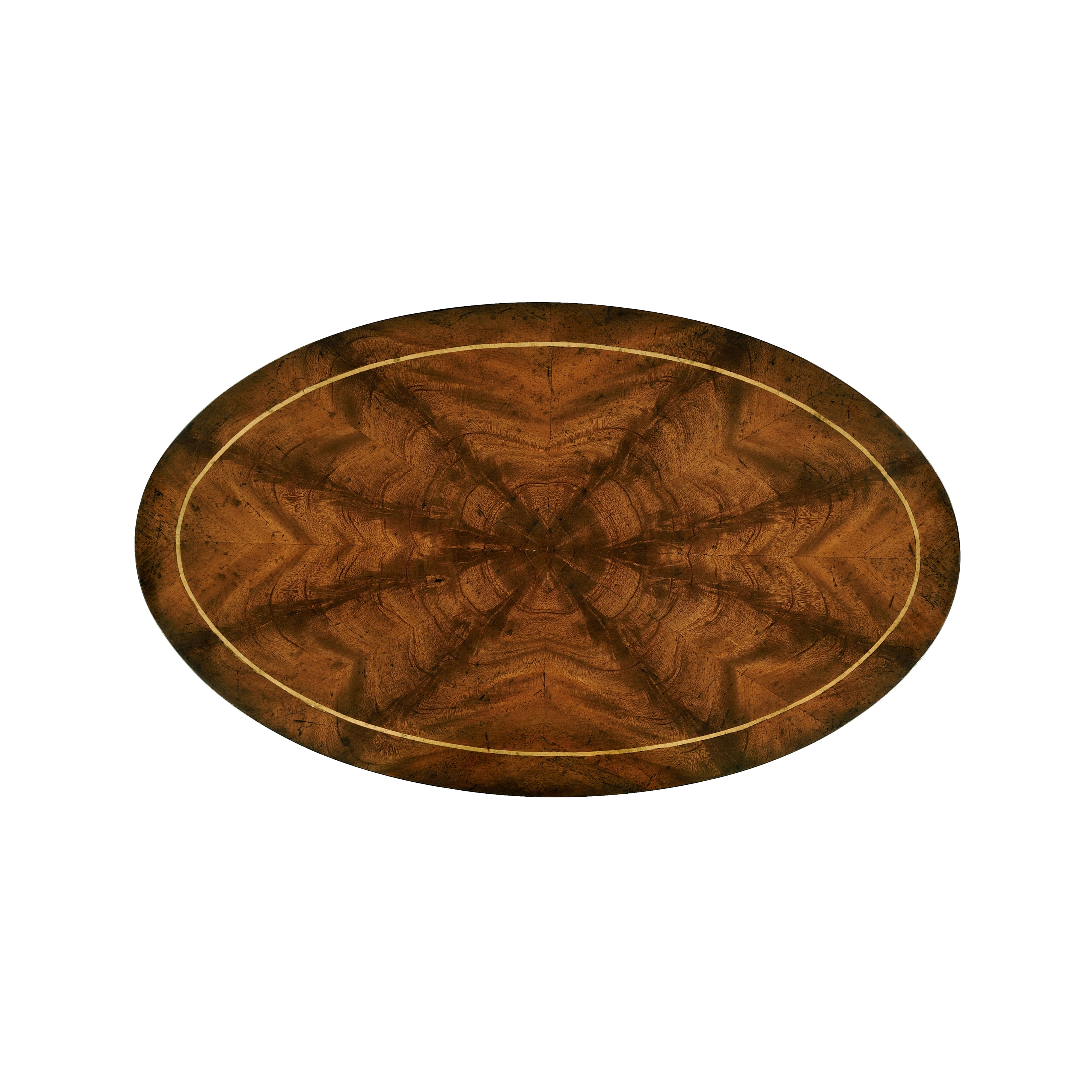 Mahogany Oval Lamp Table