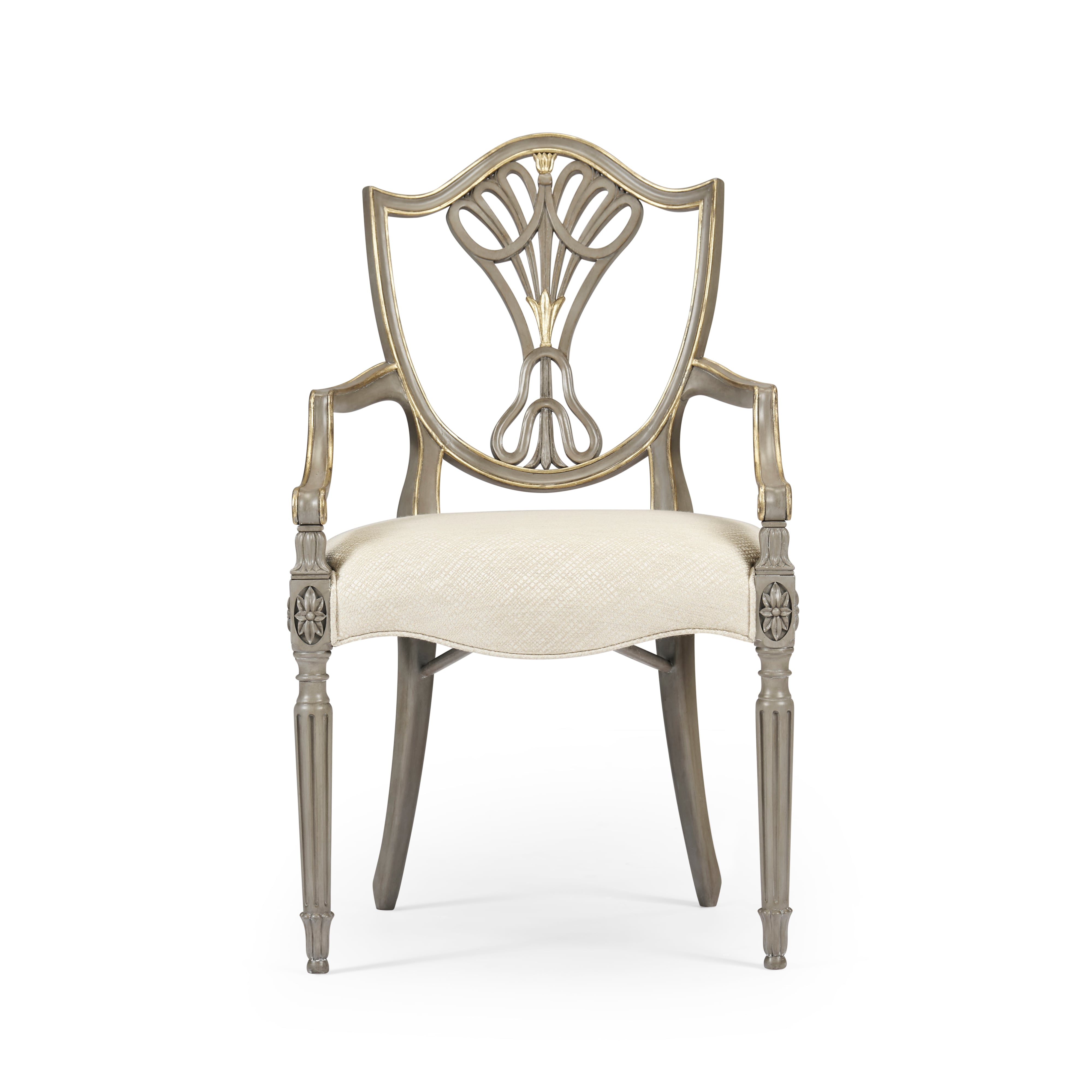 Buckingham Shield Back Arm Chair