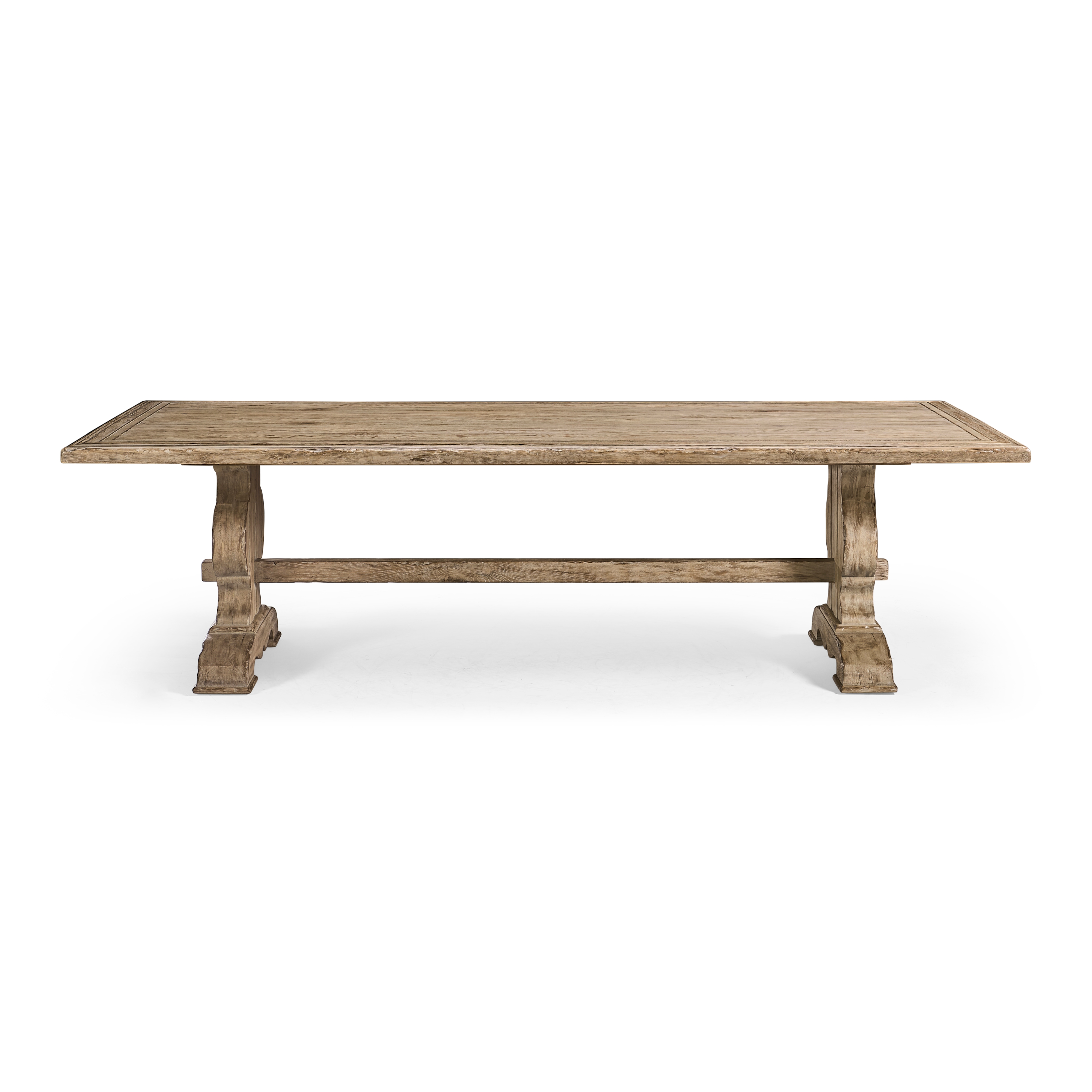 124" Rectangular Trestle Table