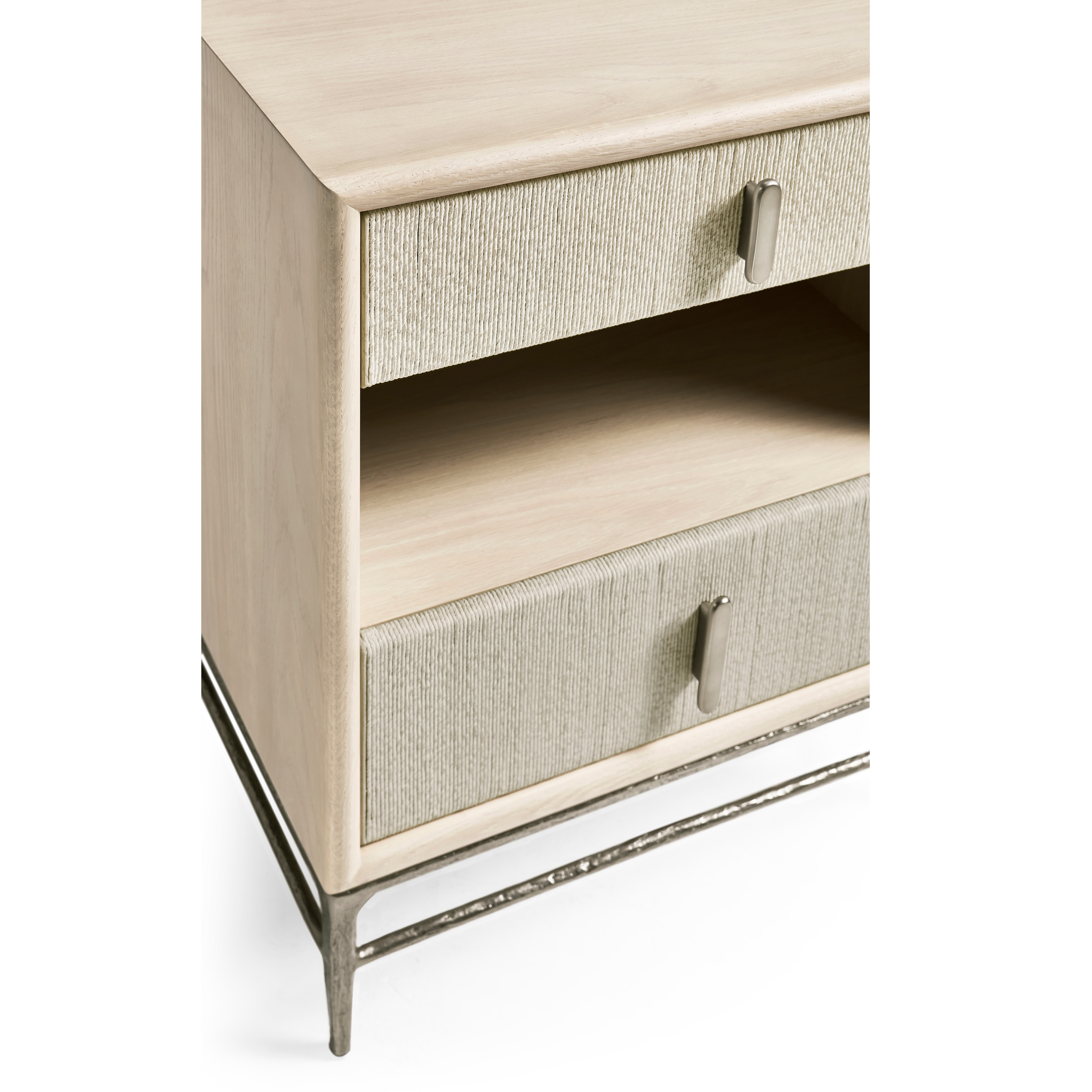 Jonathan Charles Water Danish Cord Narrow Nightstand