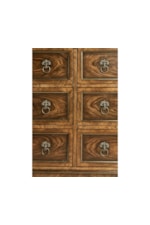 Cast Brass Hardware and Bracket Feet with Antique Finish
