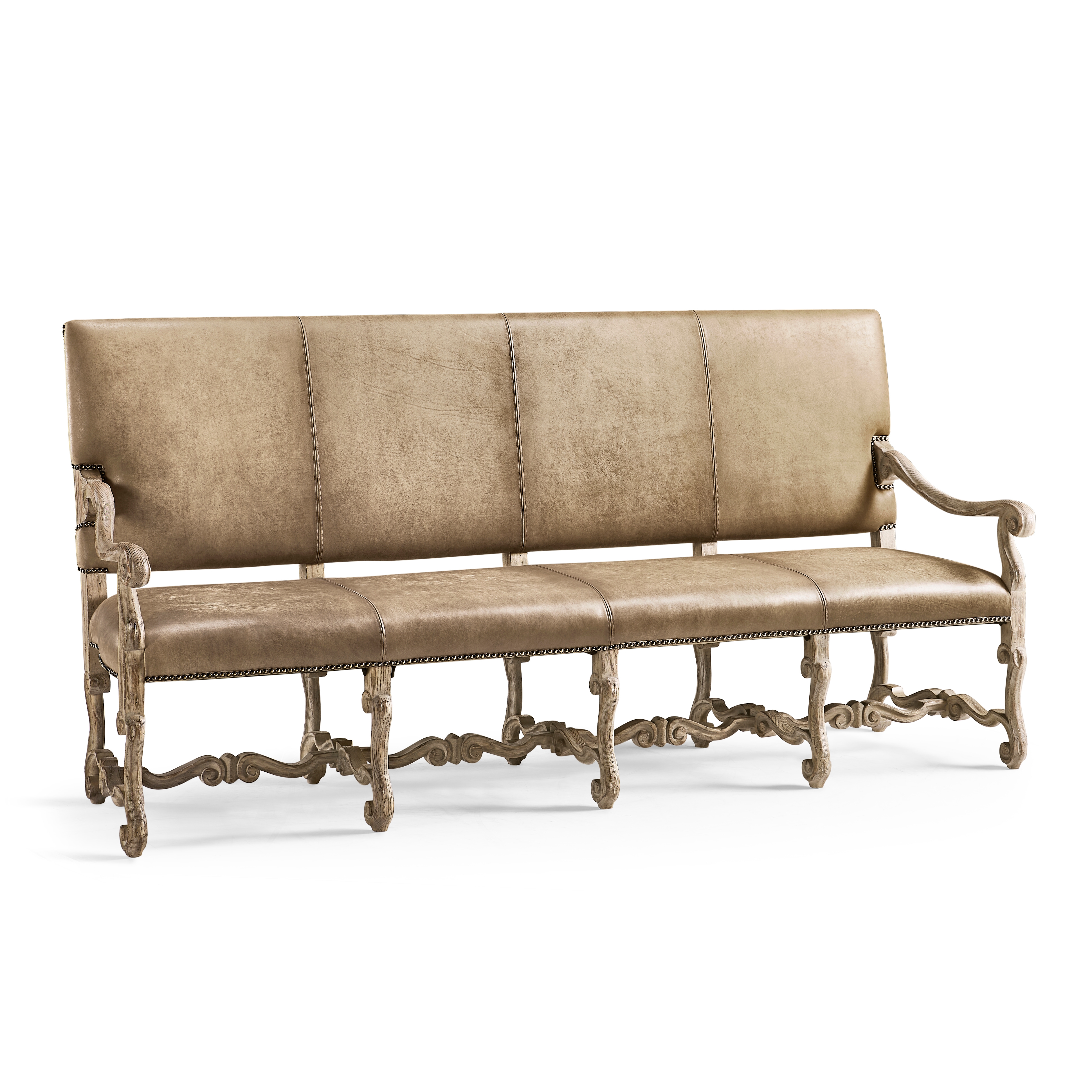 Leather Banquette Bench