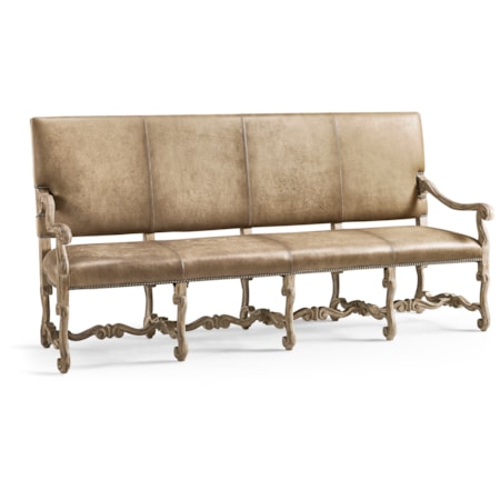Leather Banquette Bench